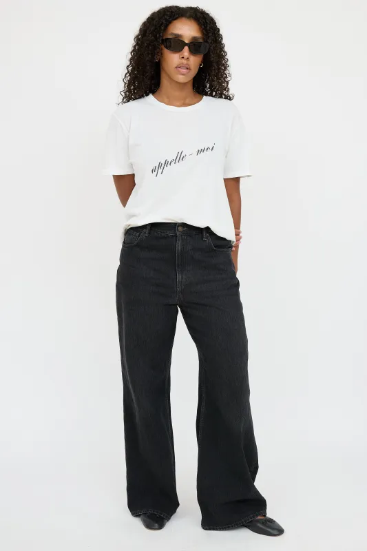 Script Graphic T-Shirt sold by VSP Consignment