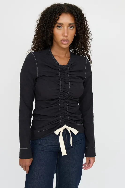 Cinched Drawstring Top sold by VSP Consignment