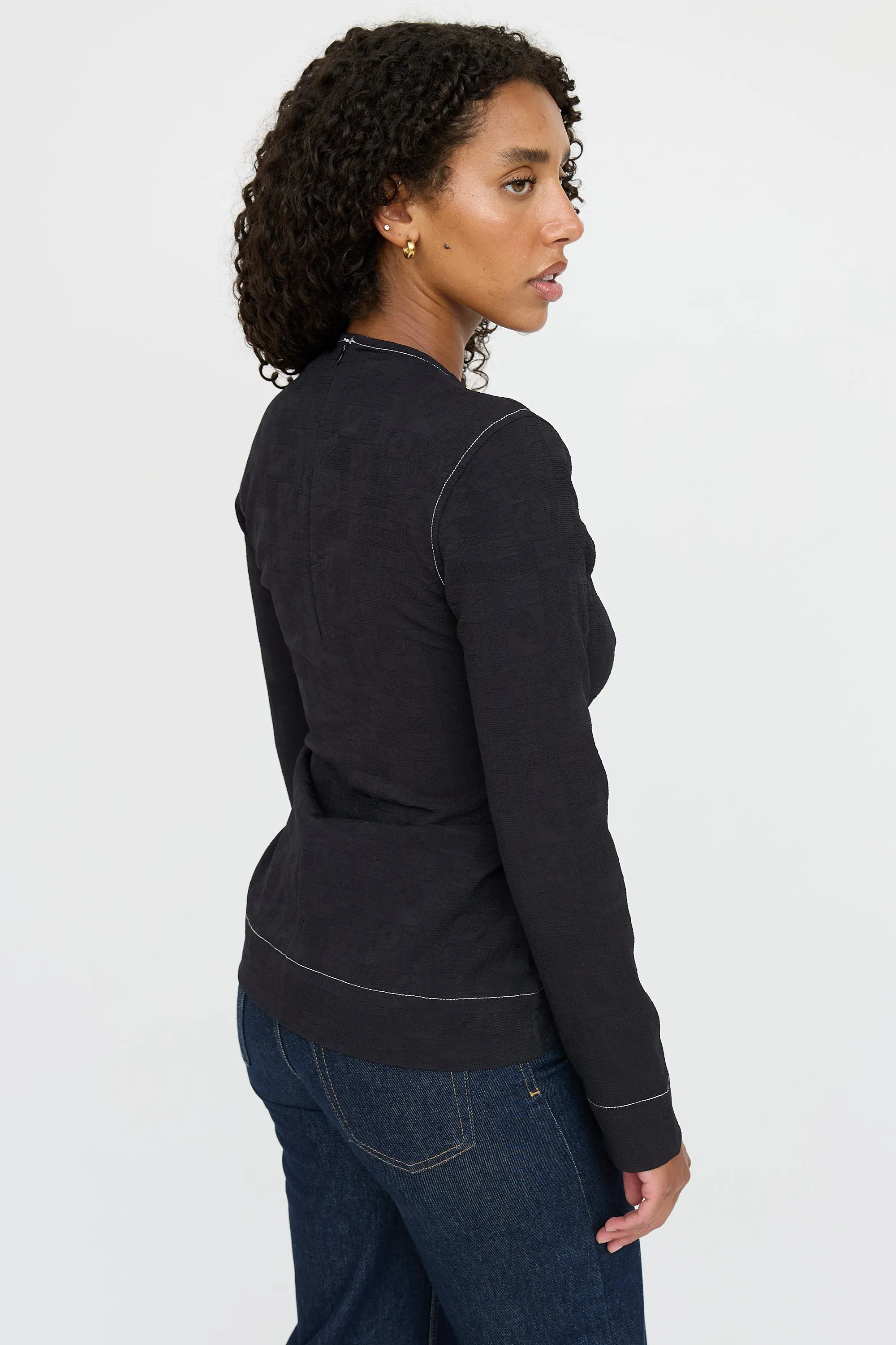 Cinched Drawstring Top sold by VSP Consignment product image thumbnail 4