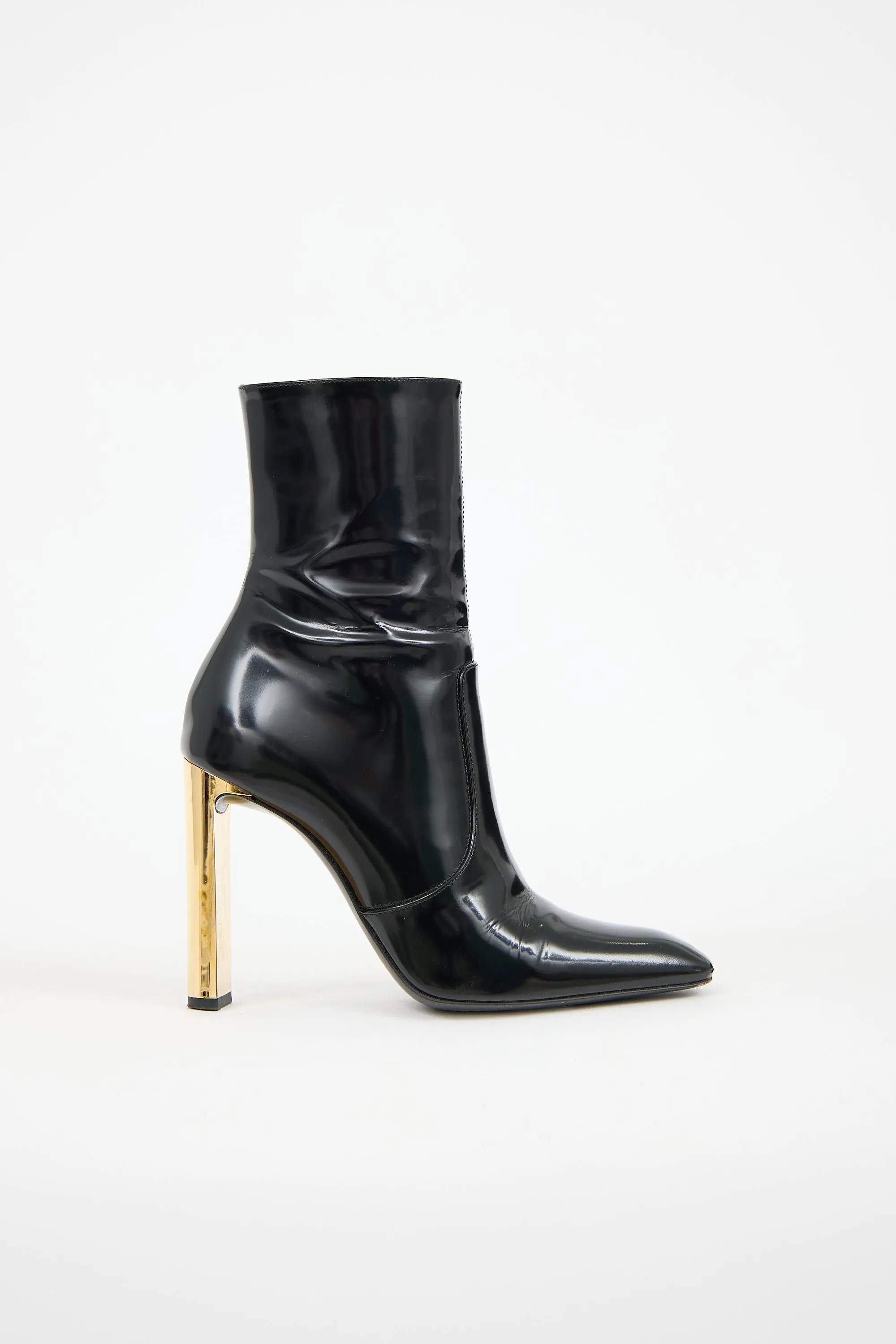 Patent Auteuil Boot sold by VSP Consignment