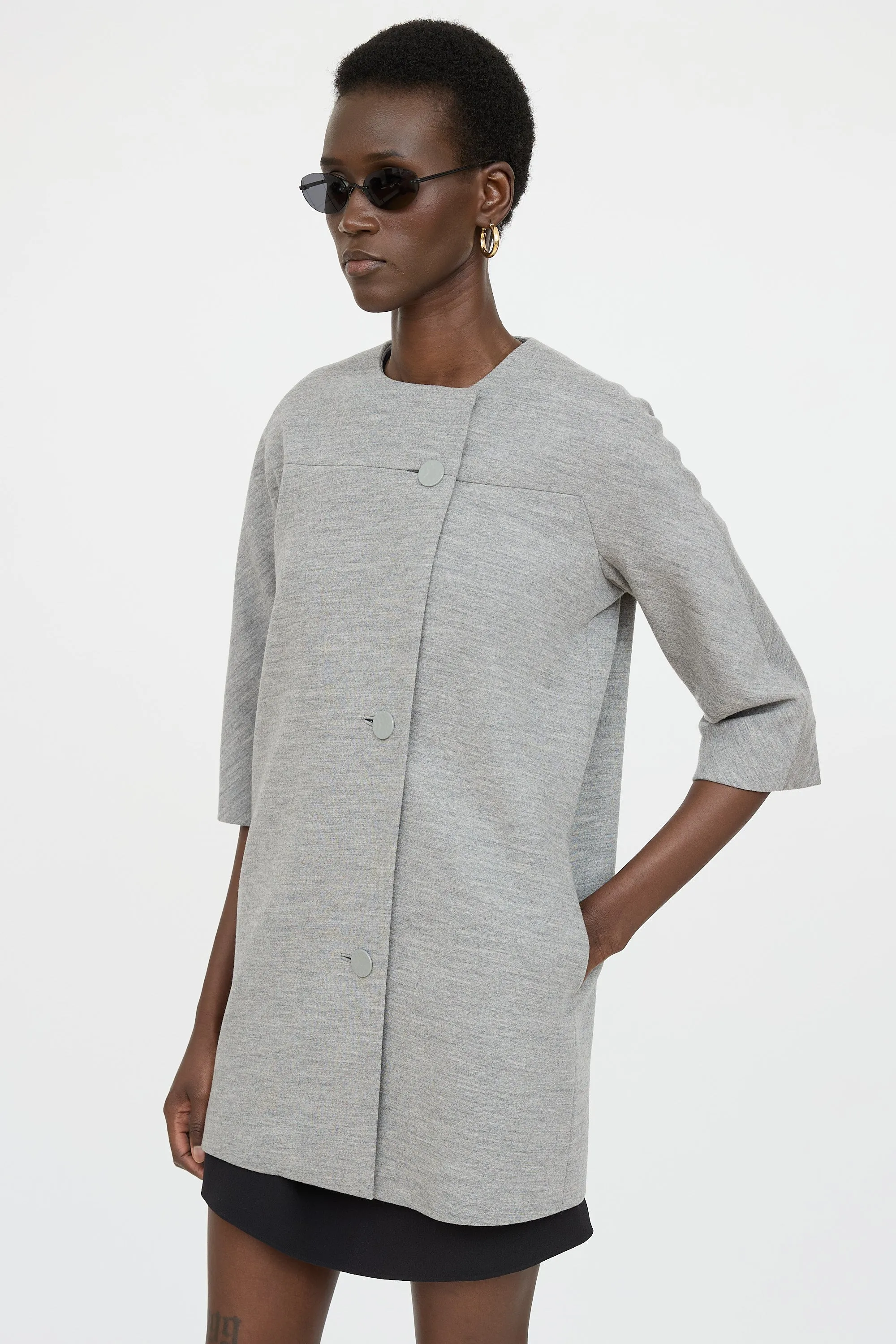2013 Button Up Coat sold by VSP Consignment product image thumbnail 3