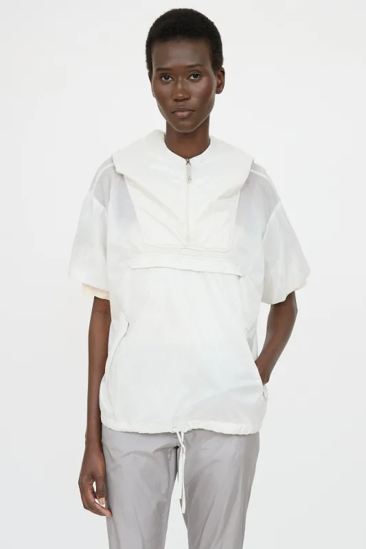 Sport Nylon Short Sleeve Jacket made by Prada