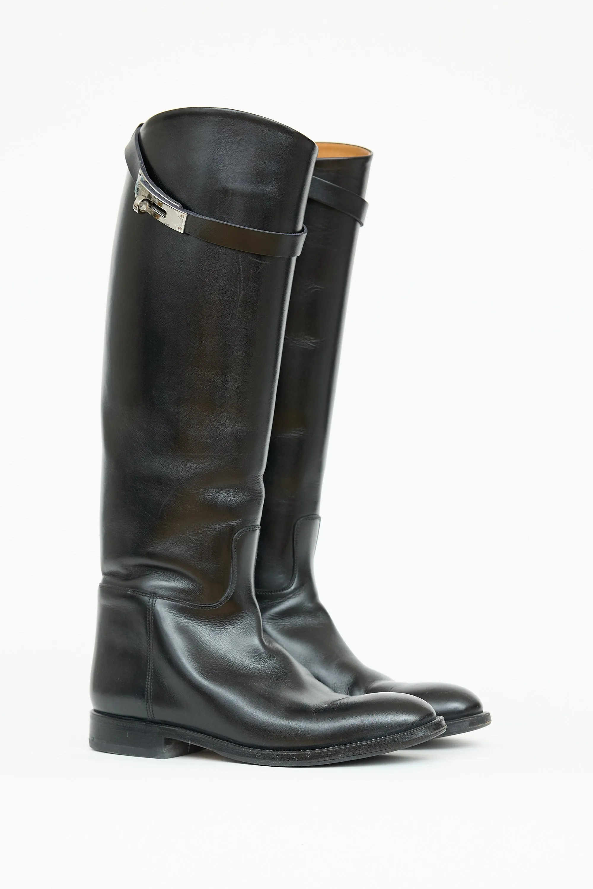 Leather Kelly Jumping Boot sold by VSP Consignment product image thumbnail 2