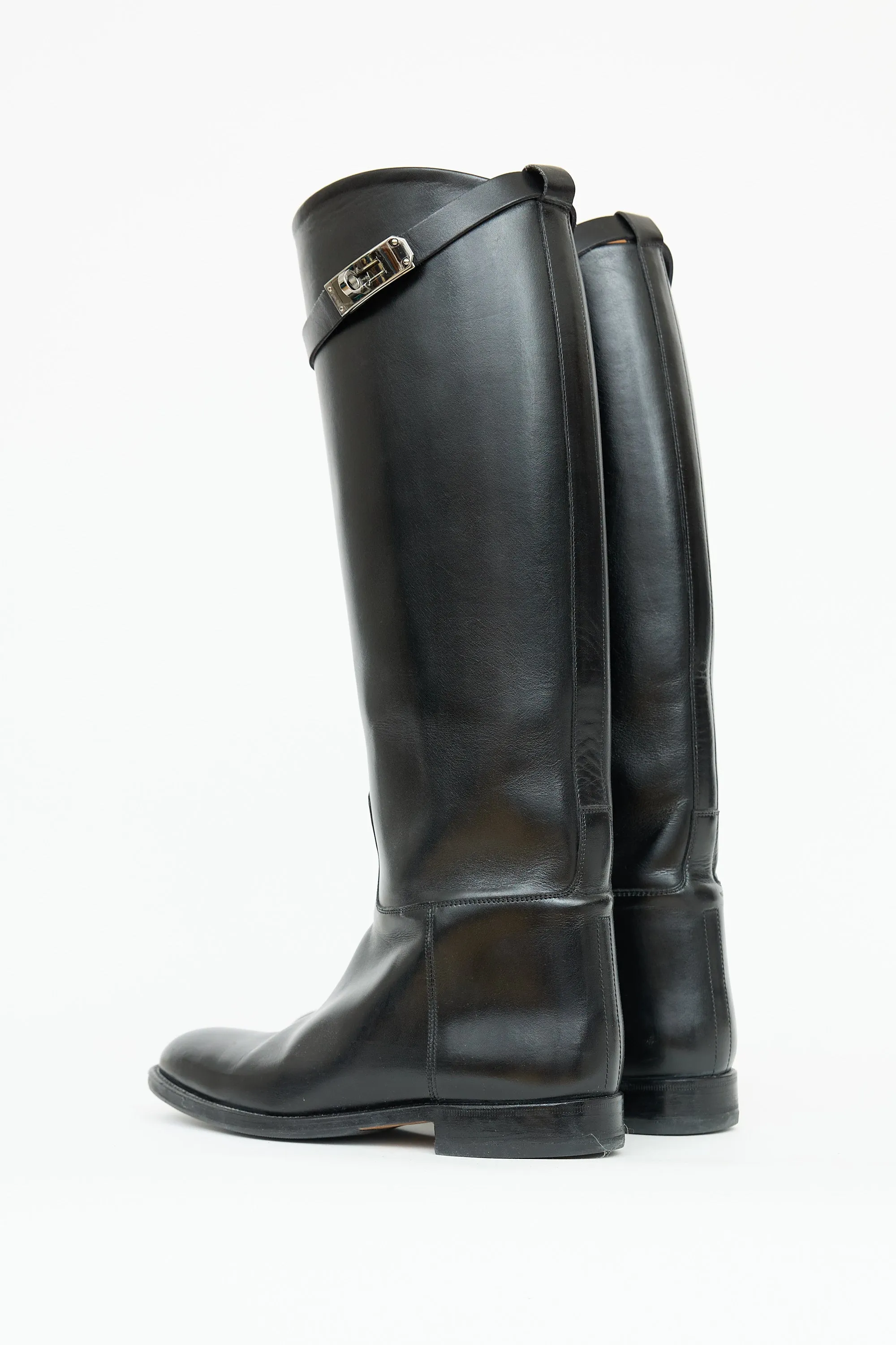 Leather Kelly Jumping Boot sold by VSP Consignment product image thumbnail 4