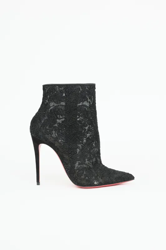 Lace Ankle Bootie sold by VSP Consignment