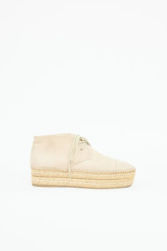 Suede Platform Espadrille sold by VSP Consignment