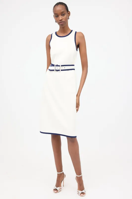 Knit Belted Midi Dress sold by VSP Consignment