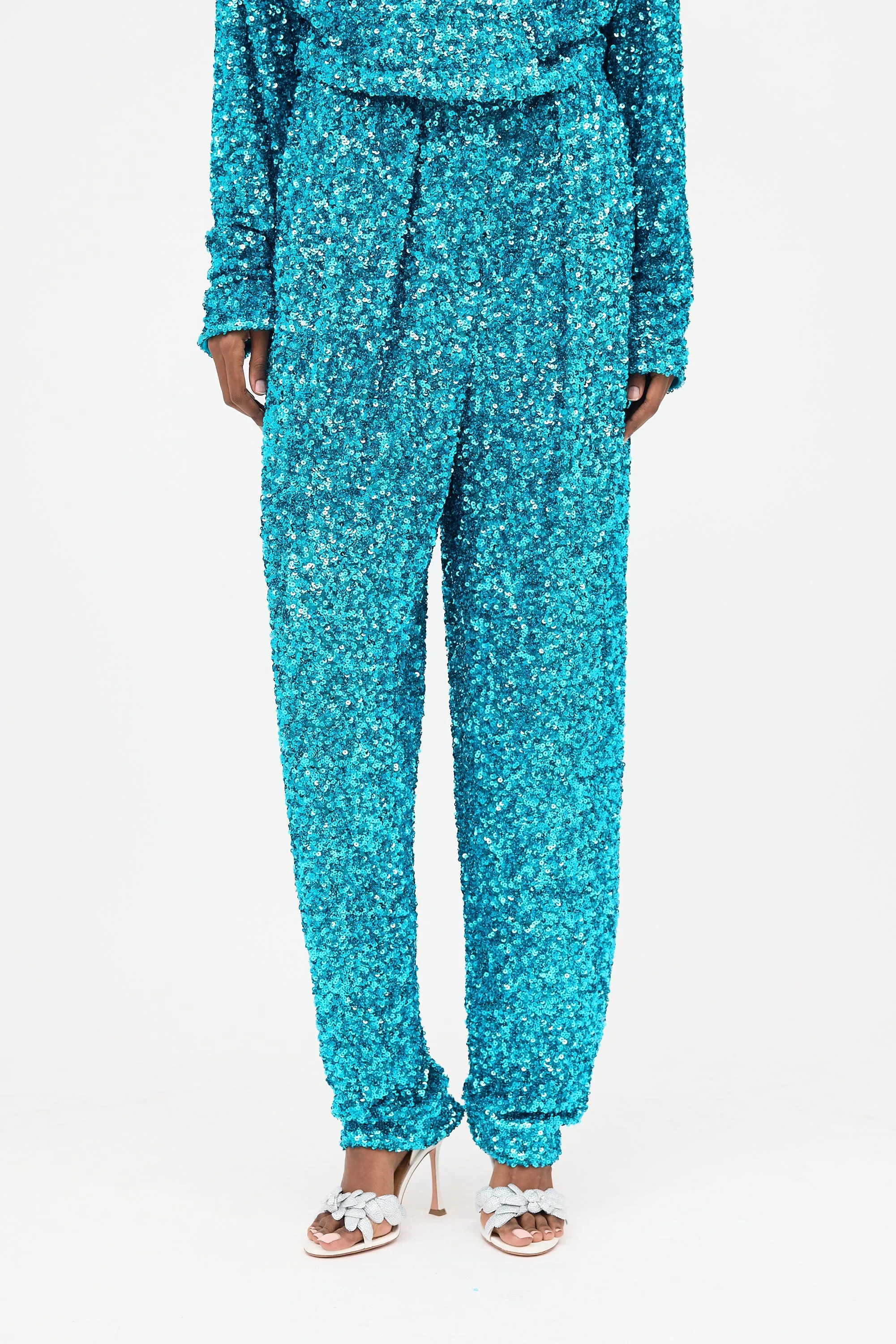 Sequin Pleated Trouser sold by VSP Consignment