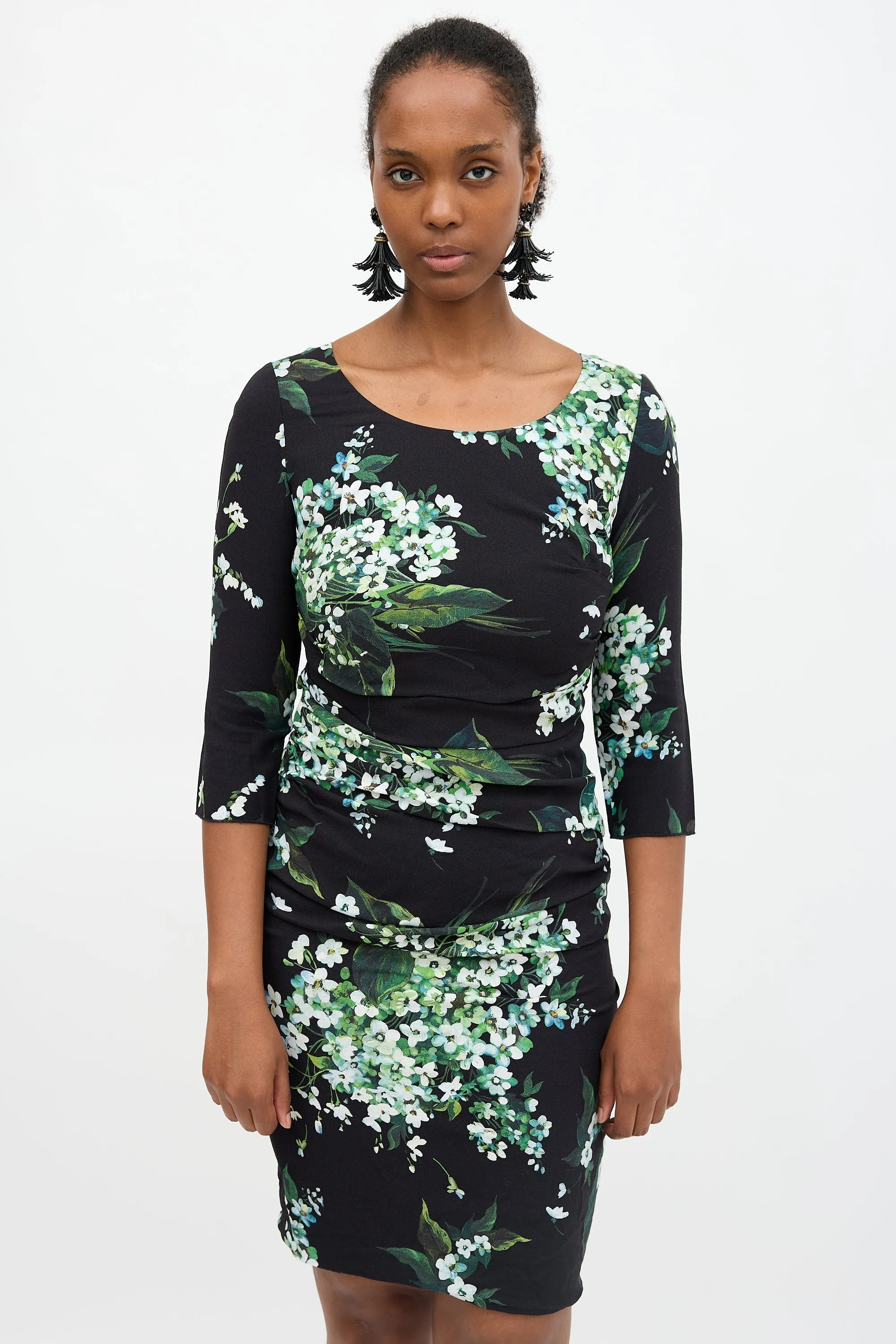Floral Ruched Dress sold by VSP Consignment product image thumbnail 2