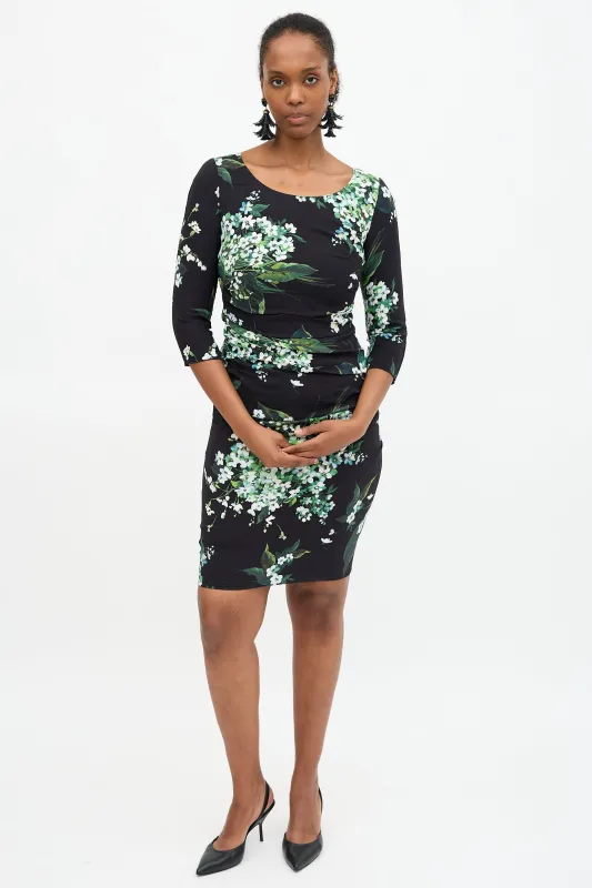 Floral Ruched Dress sold by VSP Consignment