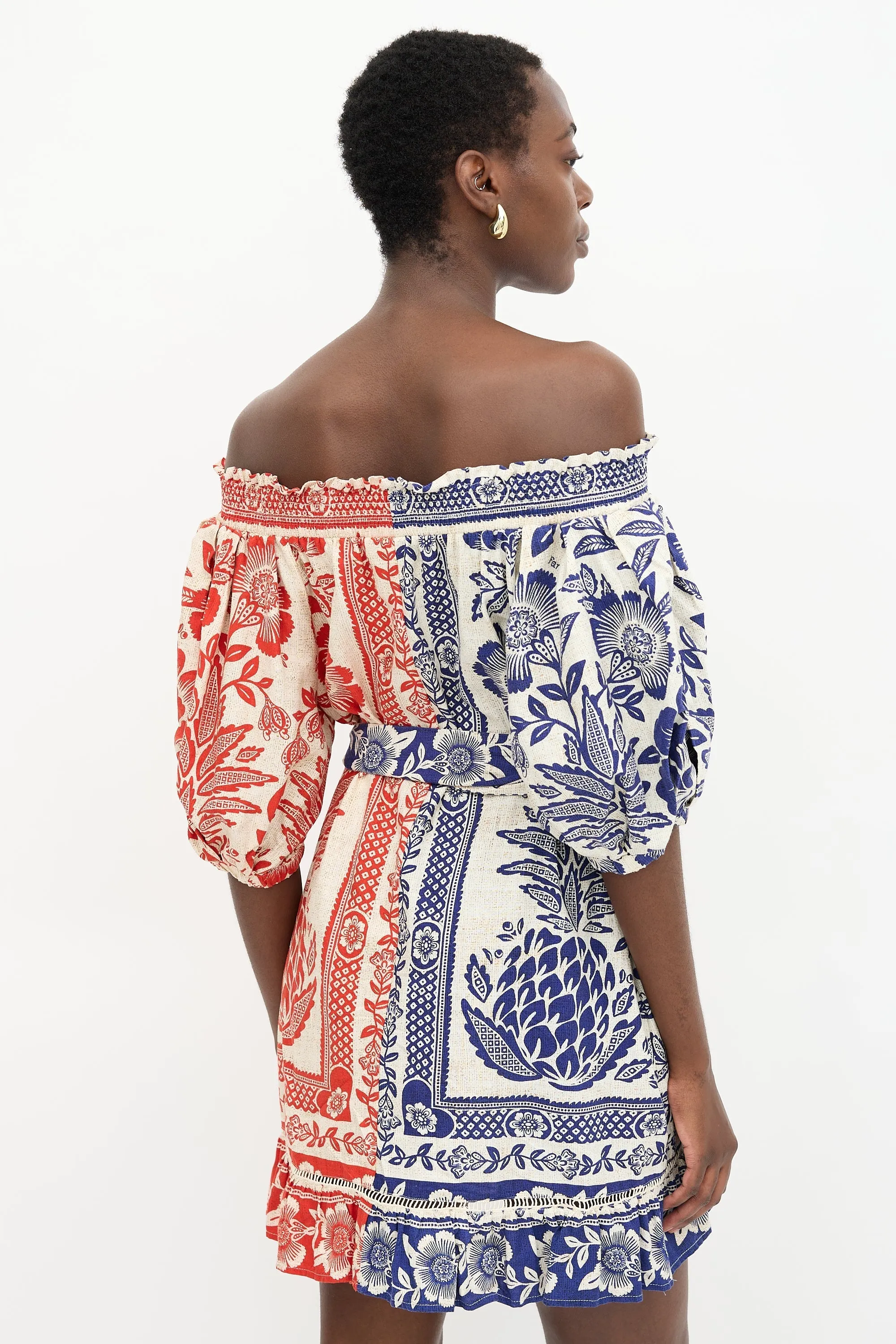 Linen Pineapple Garden Dress sold by VSP Consignment product image thumbnail 4