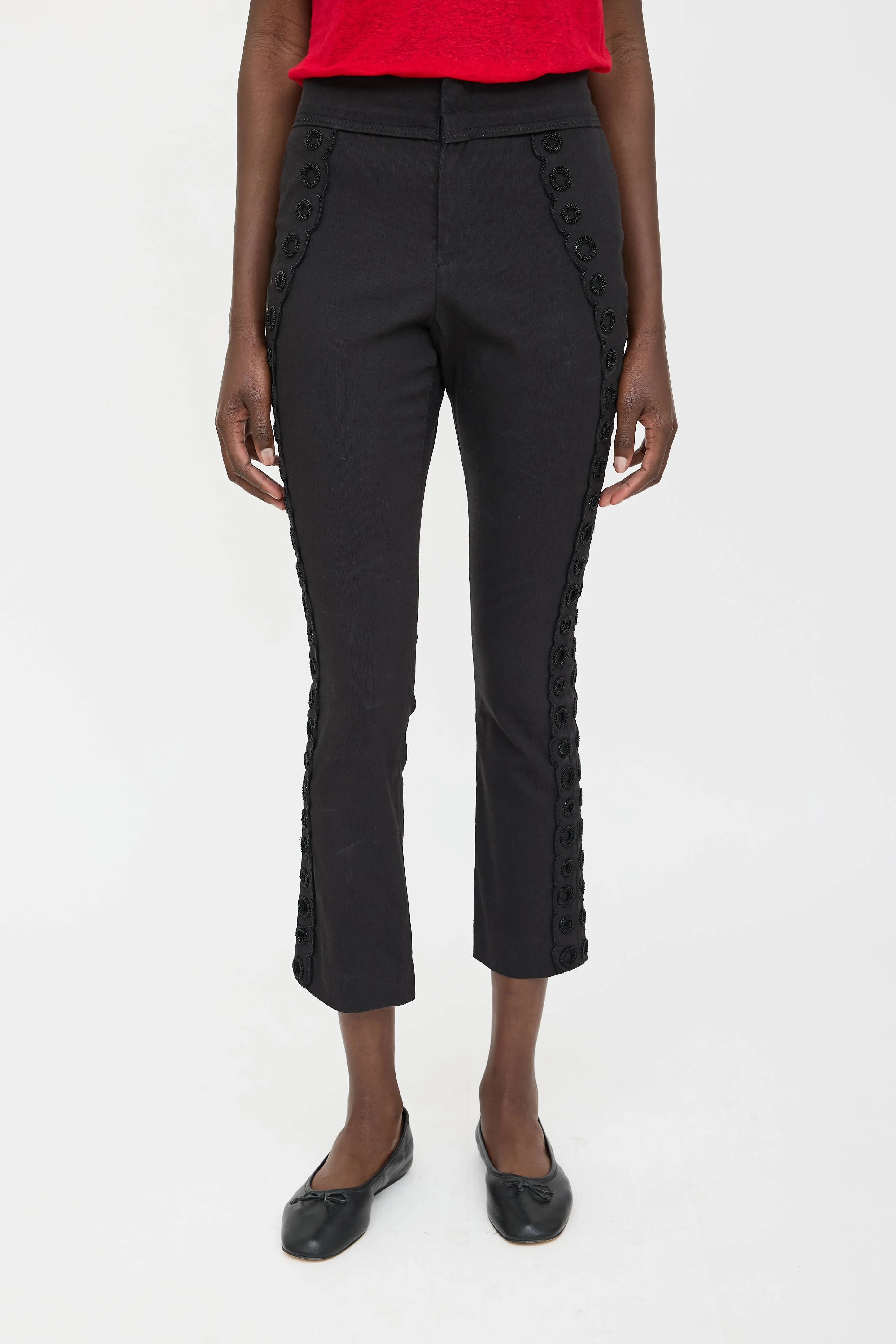 Cropped Embellished Pant sold by VSP Consignment