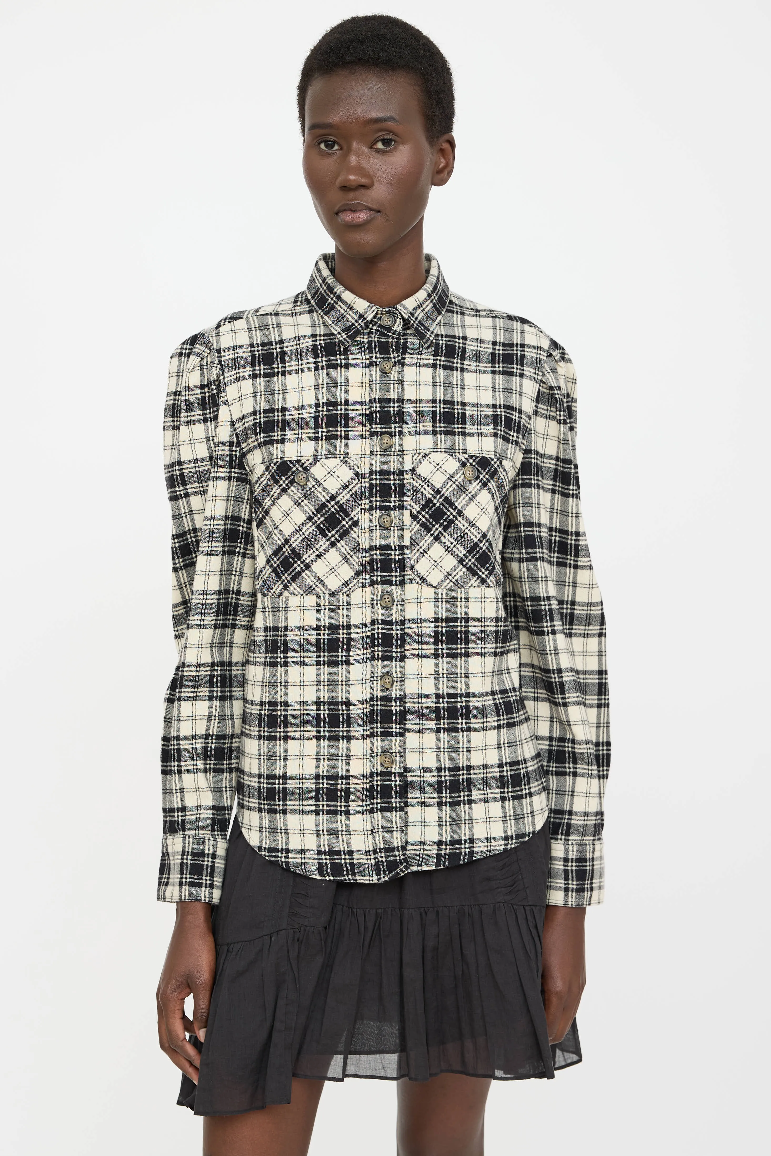 Plaid Button Up Shirt sold by VSP Consignment