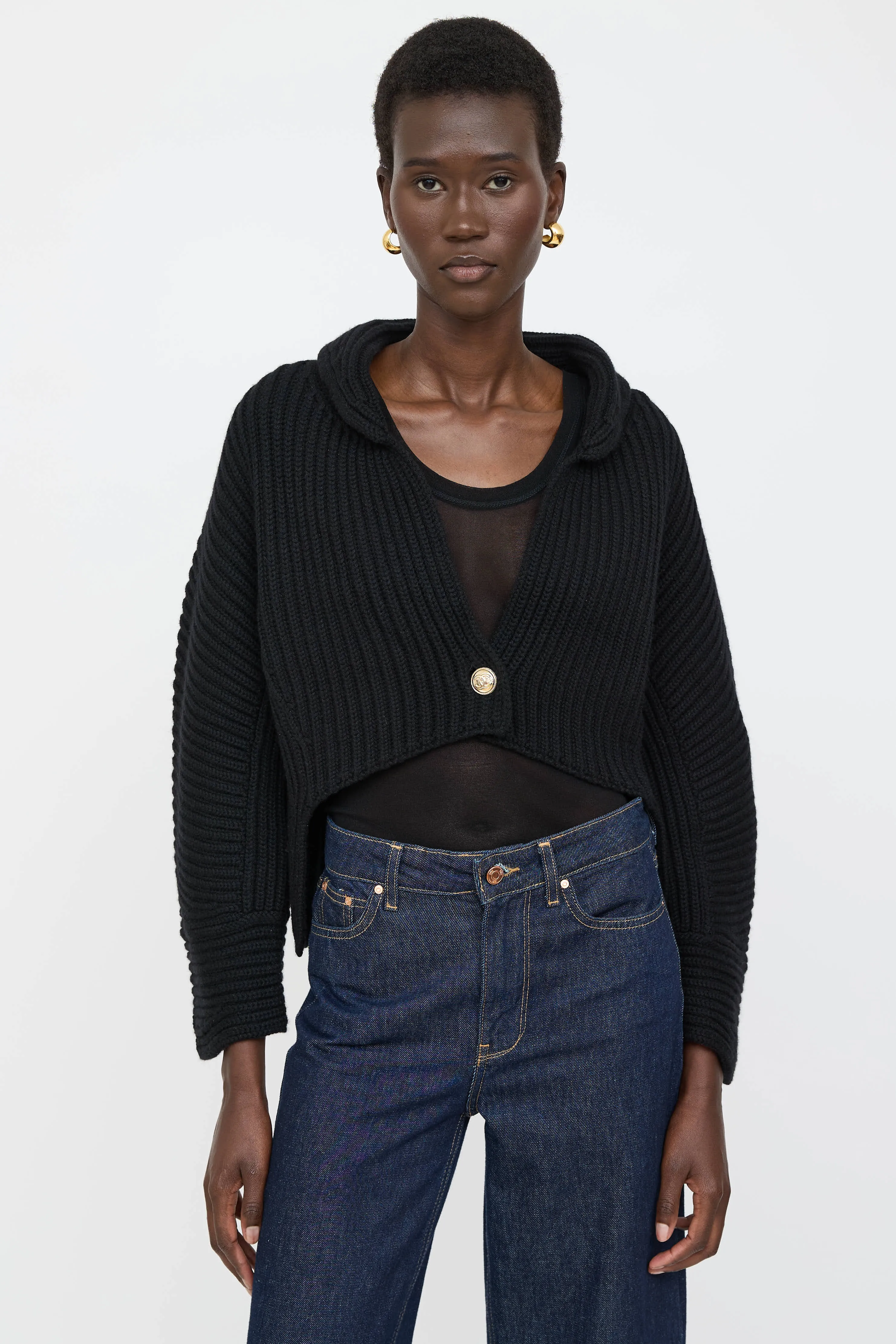 Cashmere Shawl Cardigan sold by VSP Consignment