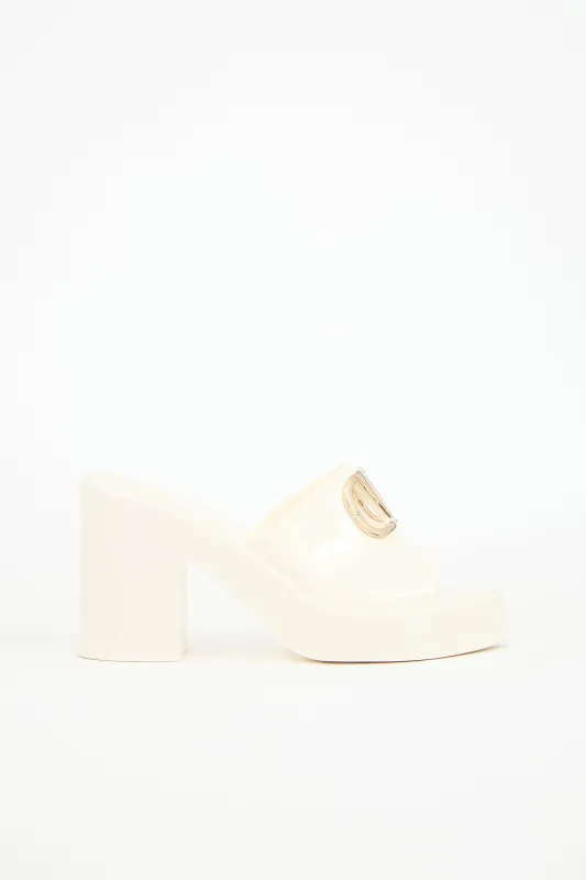 Rubber VLogo Platform Mule sold by VSP Consignment