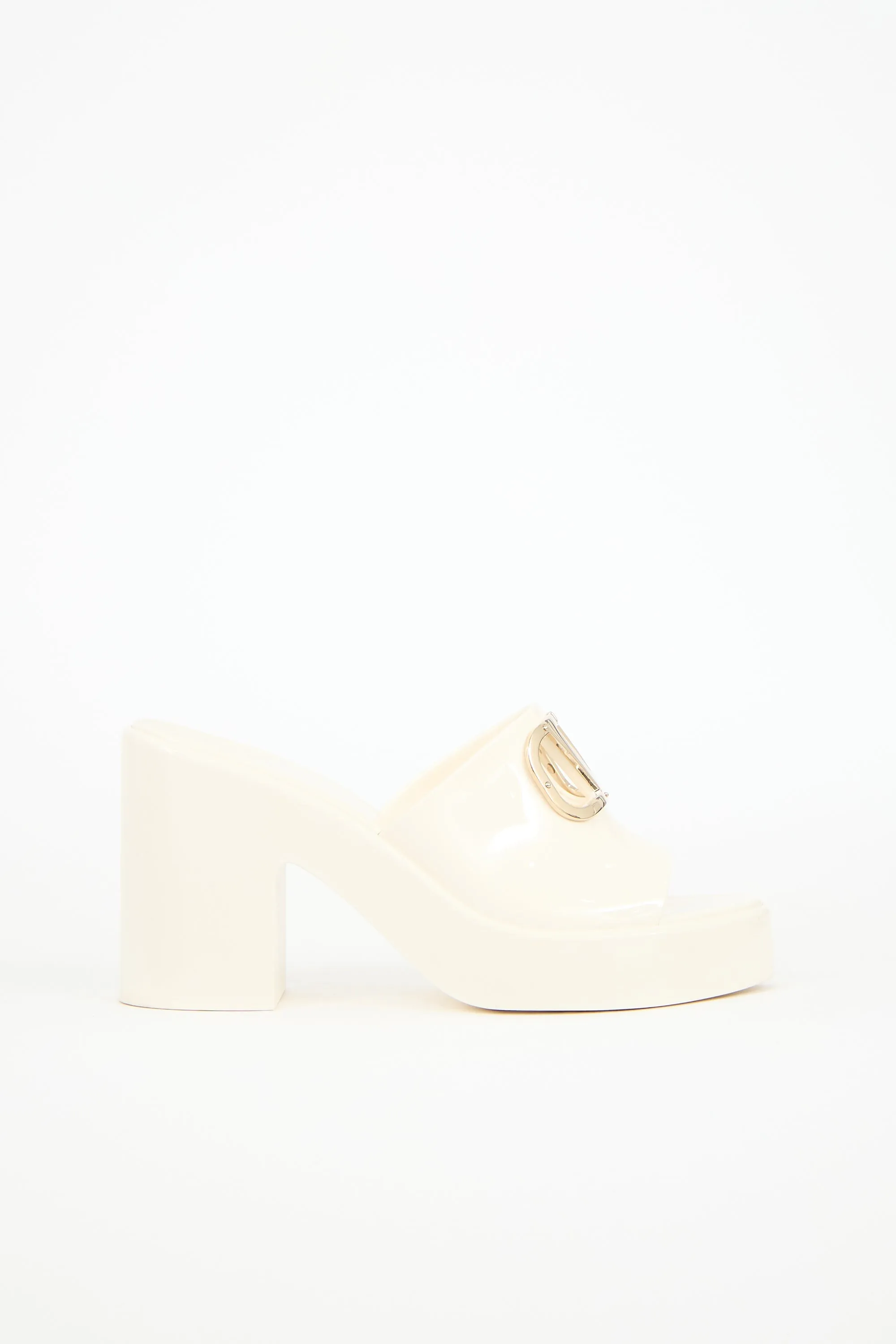 Rubber VLogo Platform Mule sold by VSP Consignment