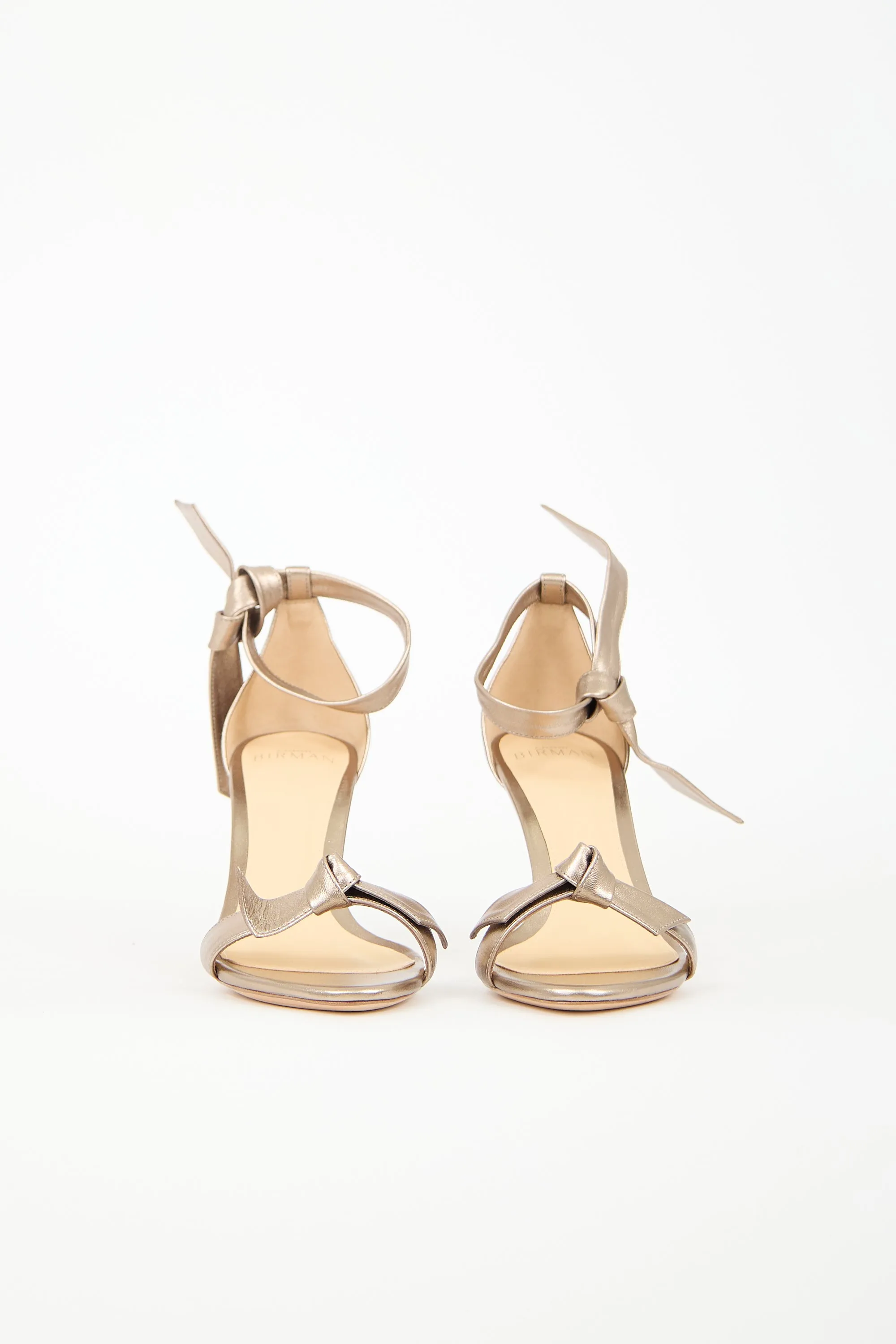 Metallic Leather Clarita Heel sold by VSP Consignment product image thumbnail 3