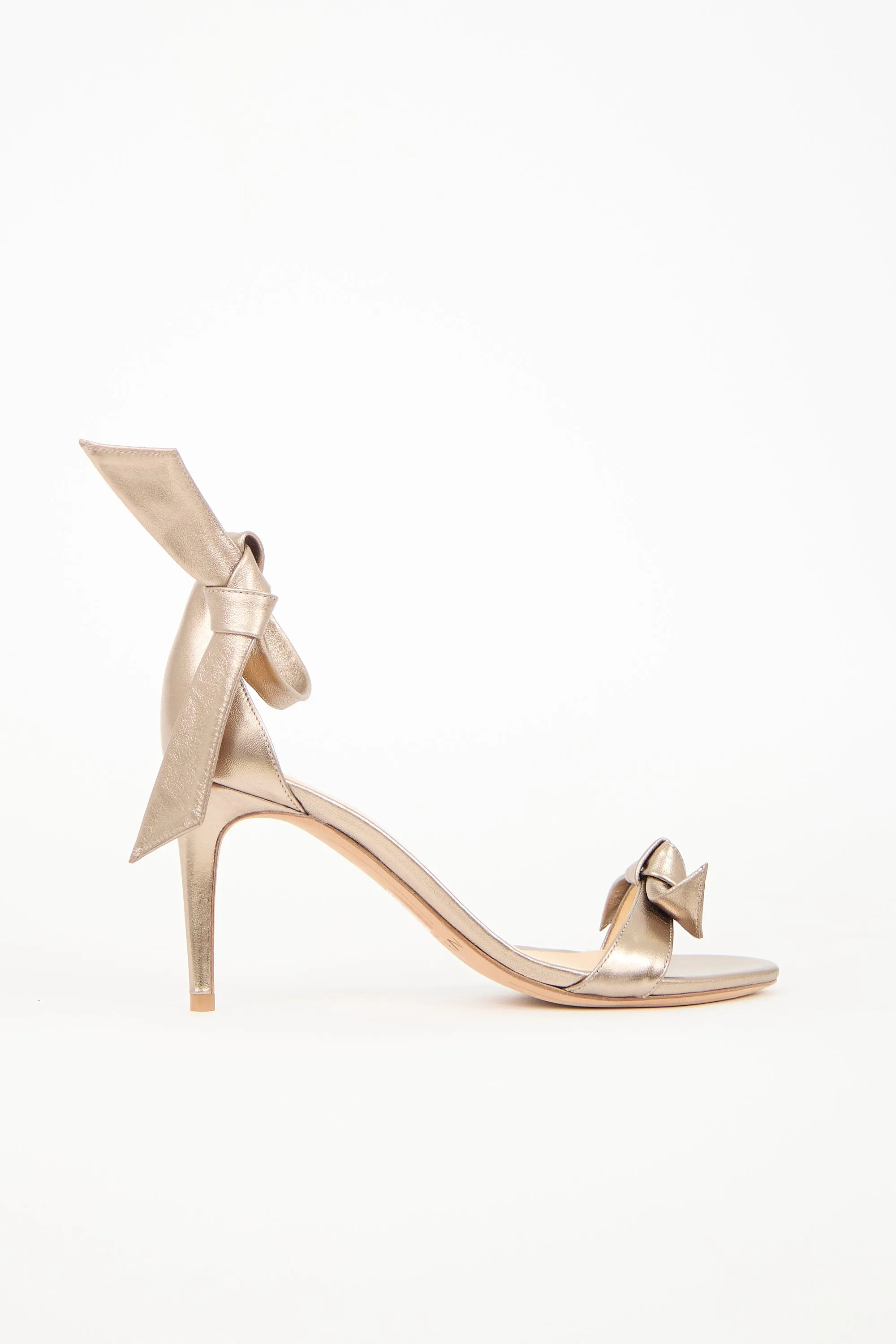 Metallic Leather Clarita Heel sold by VSP Consignment