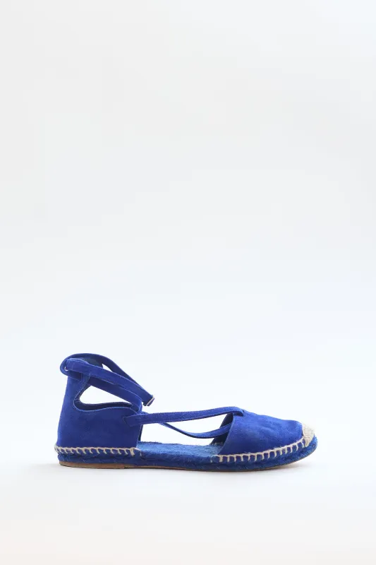 Suede Strappy D'Orsay Espadrille sold by VSP Consignment