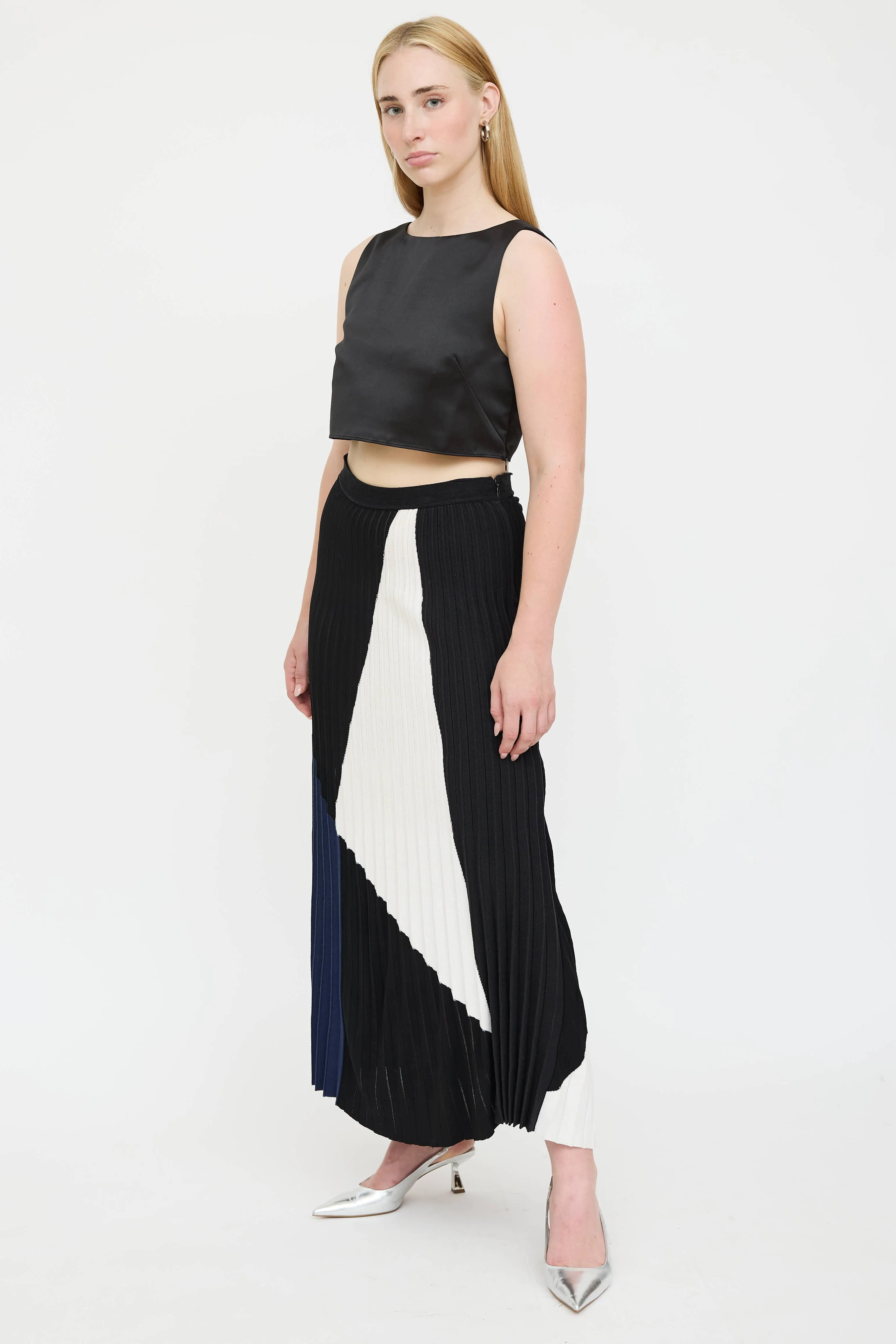 Pleated Panelled Maxi Skirt sold by VSP Consignment product image thumbnail 2