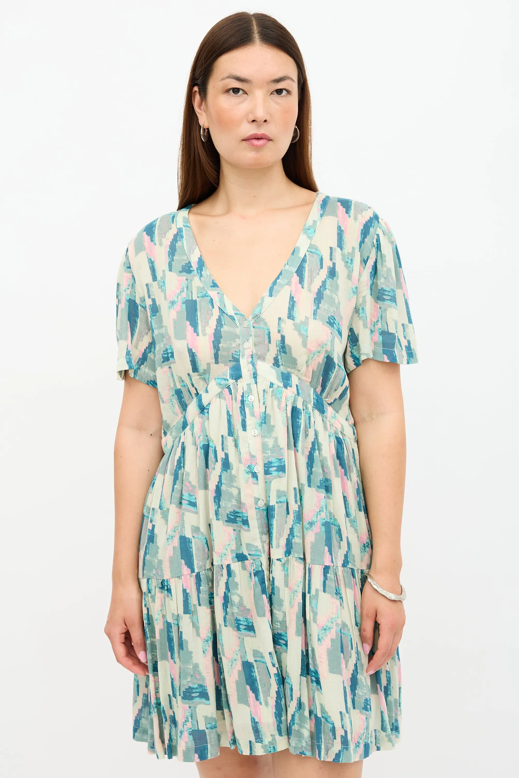 Printed Talita Tier Dress sold by VSP Consignment