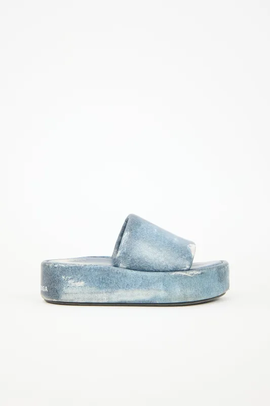 Leather Rise Slide sold by VSP Consignment