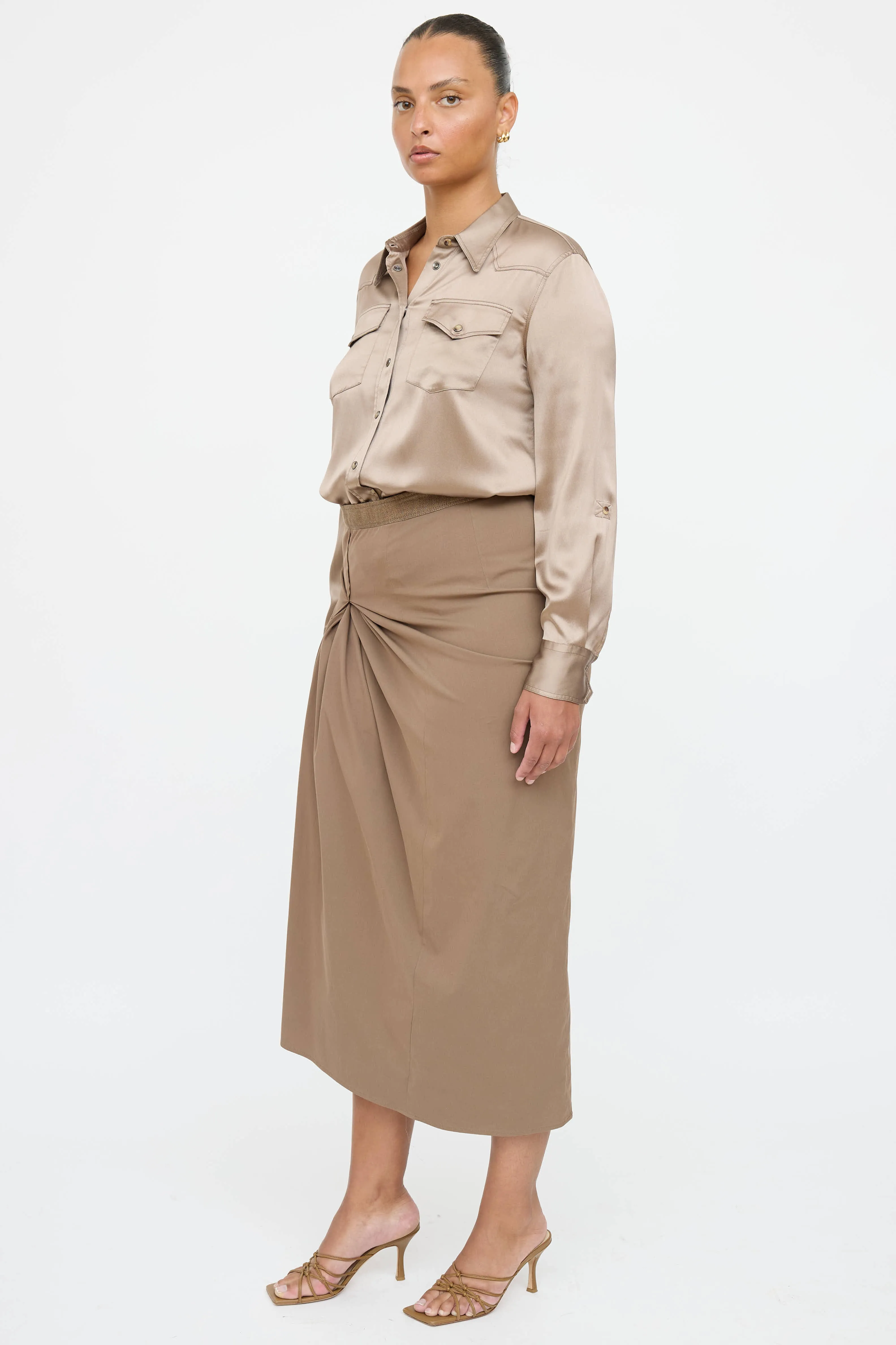 Cotton Gather Skirt sold by VSP Consignment product image thumbnail 2
