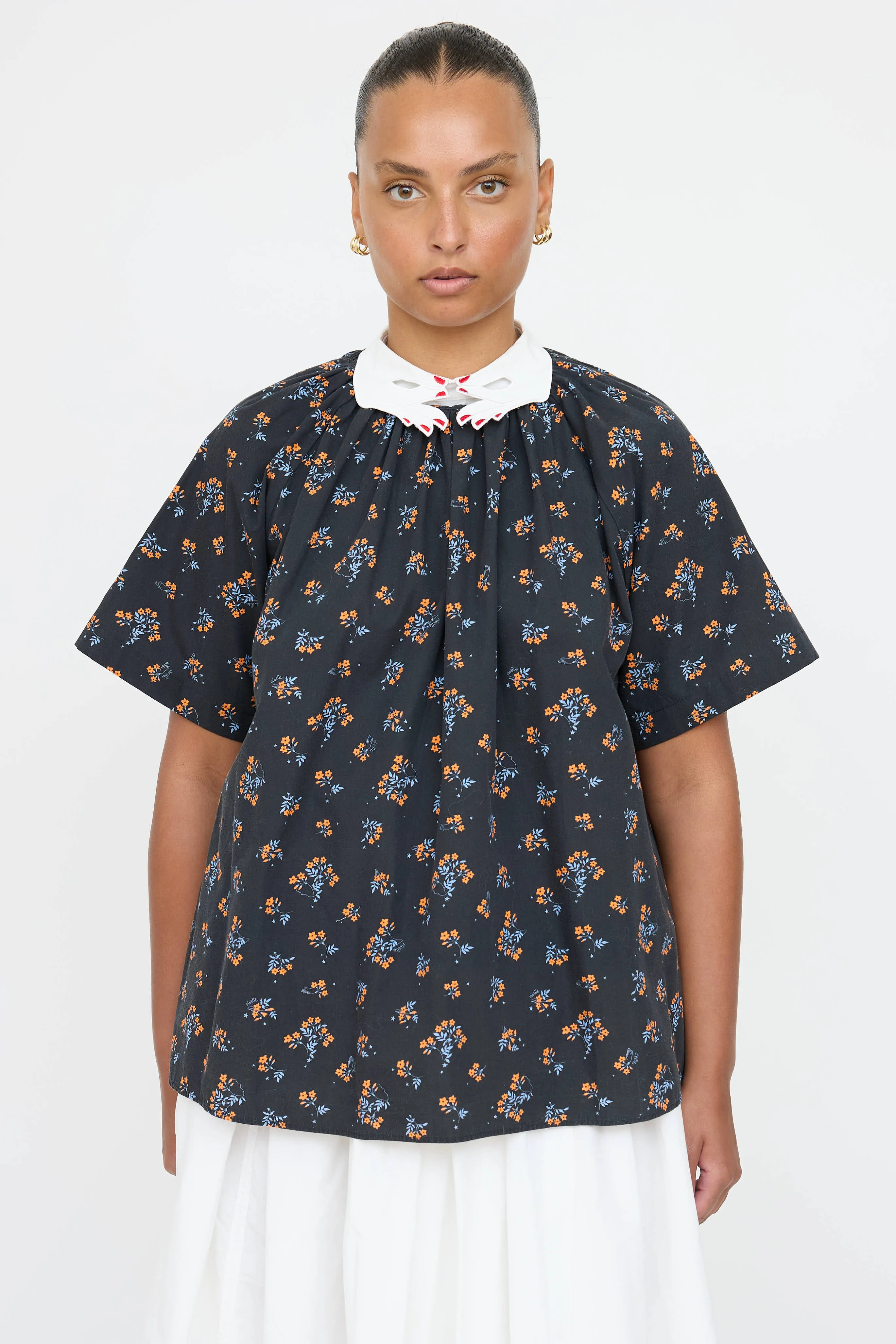 Floral Hand Blouse sold by VSP Consignment