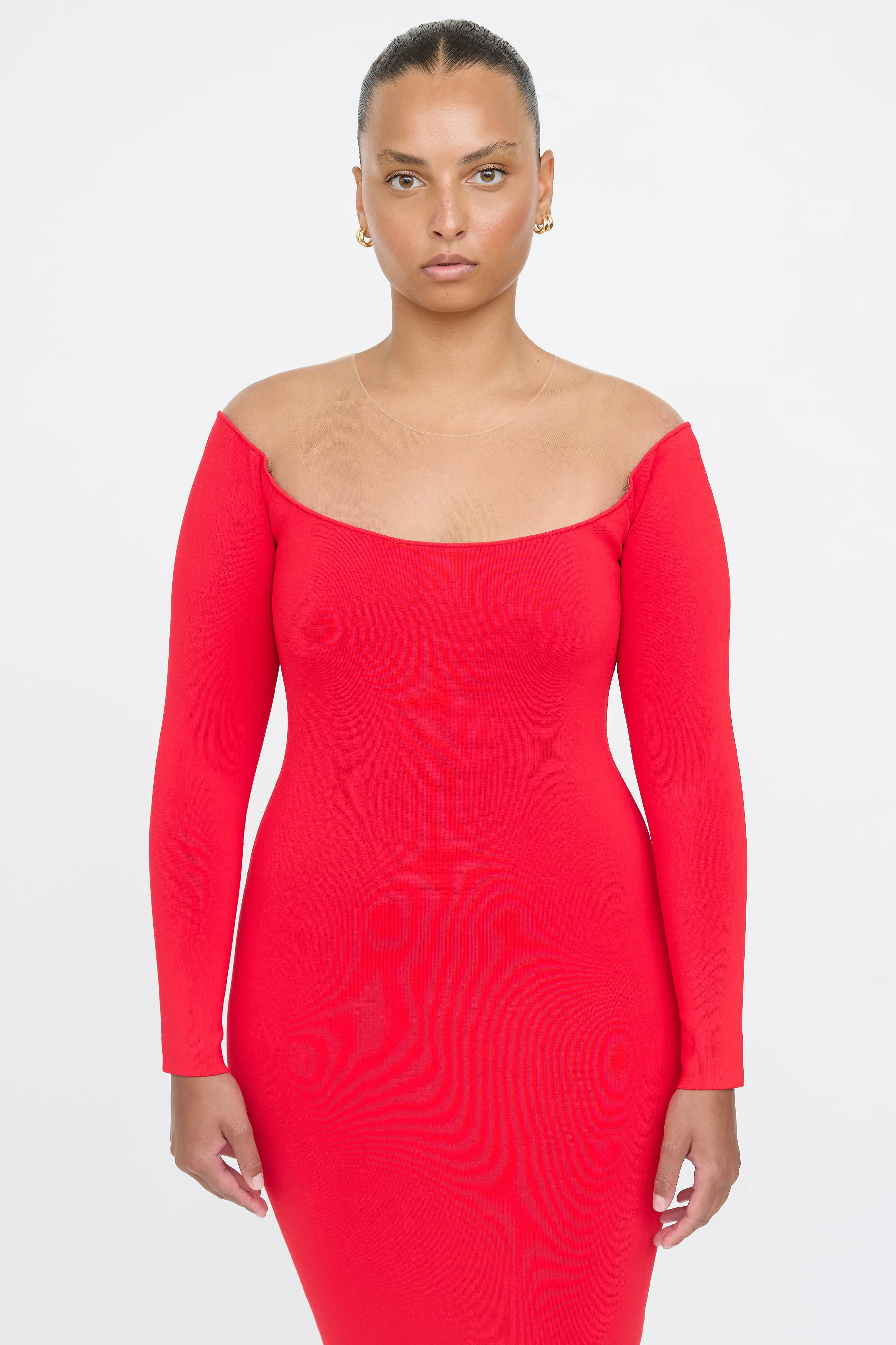 Mesh Panel Dress sold by VSP Consignment product image thumbnail 2