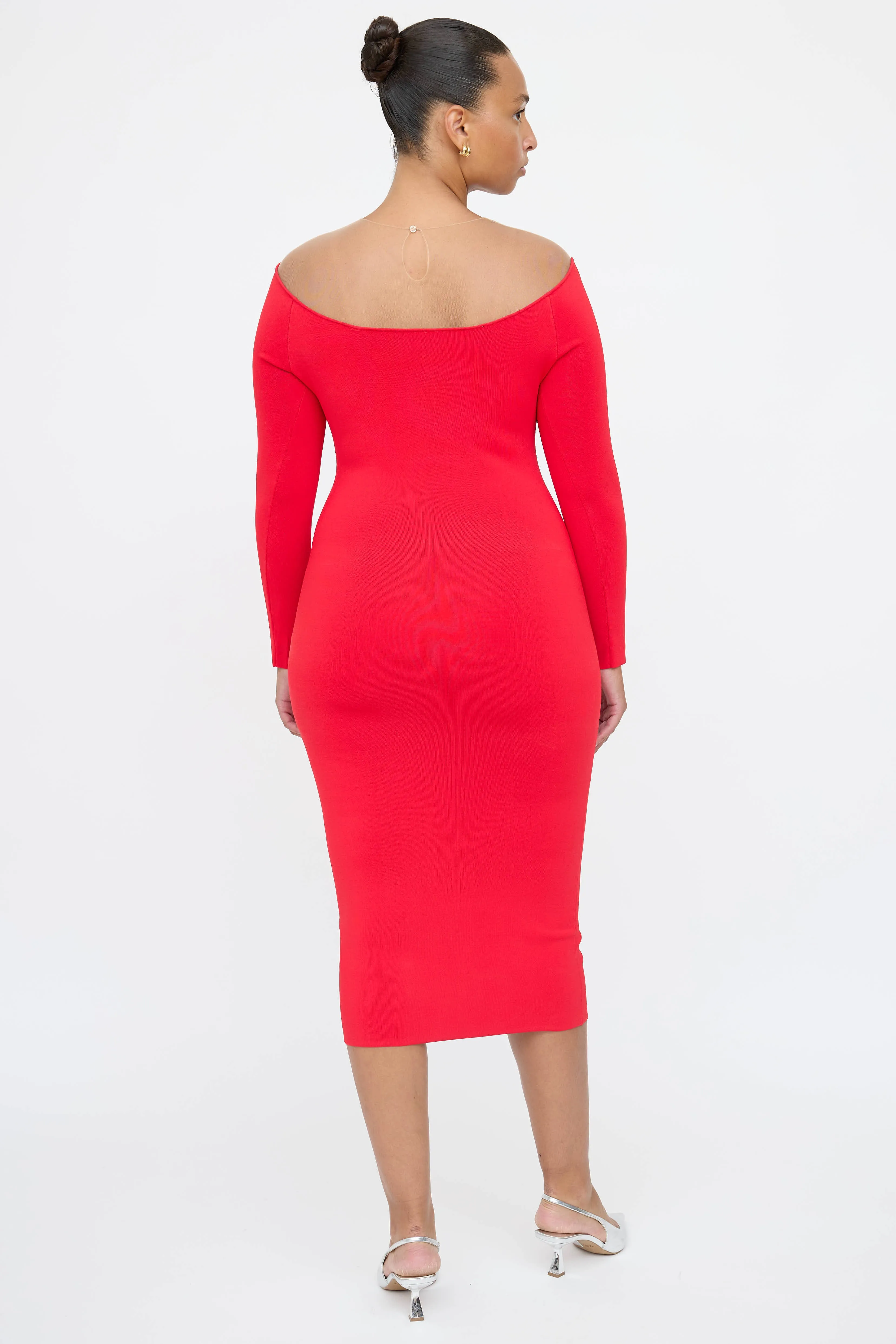 Mesh Panel Dress sold by VSP Consignment product image thumbnail 4