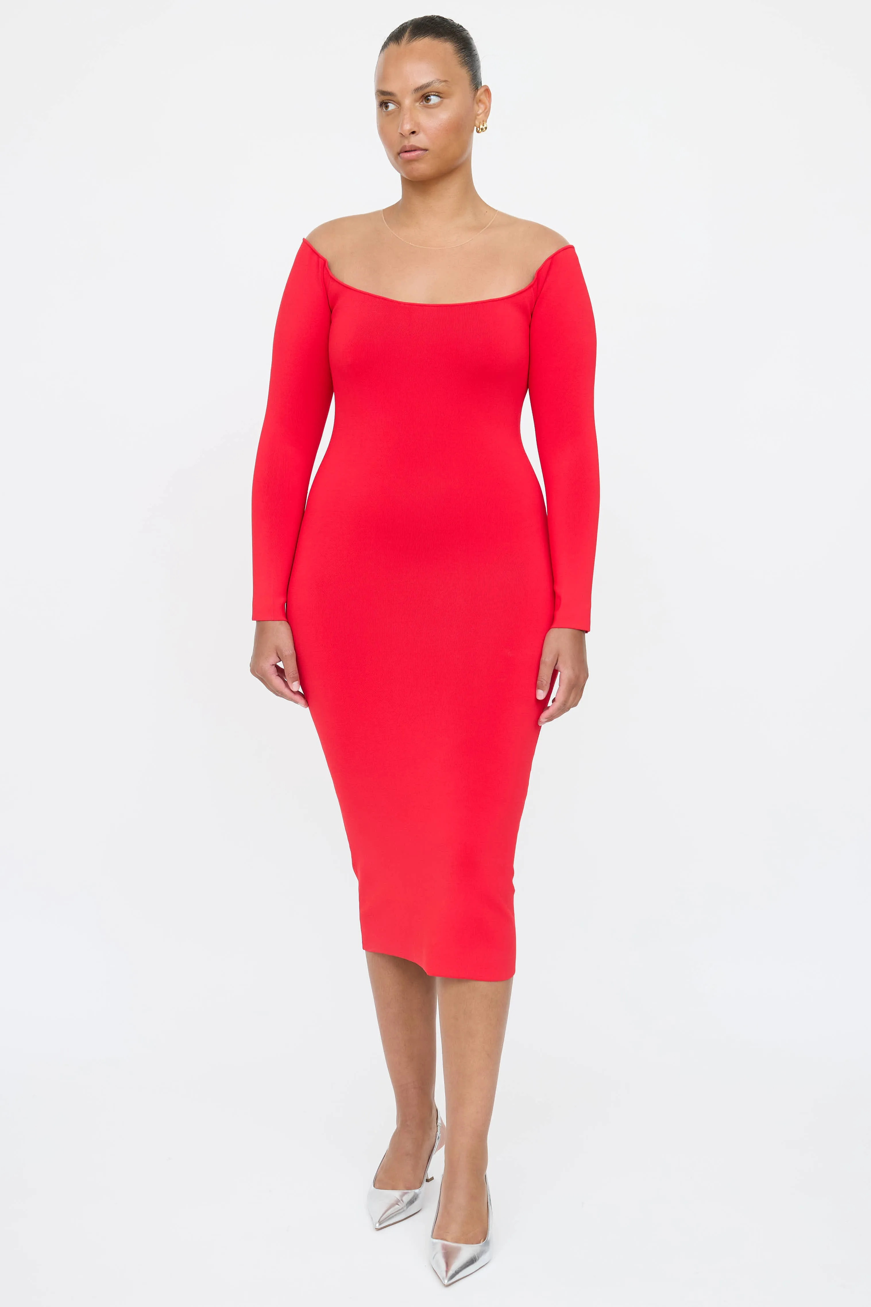 Mesh Panel Dress sold by VSP Consignment