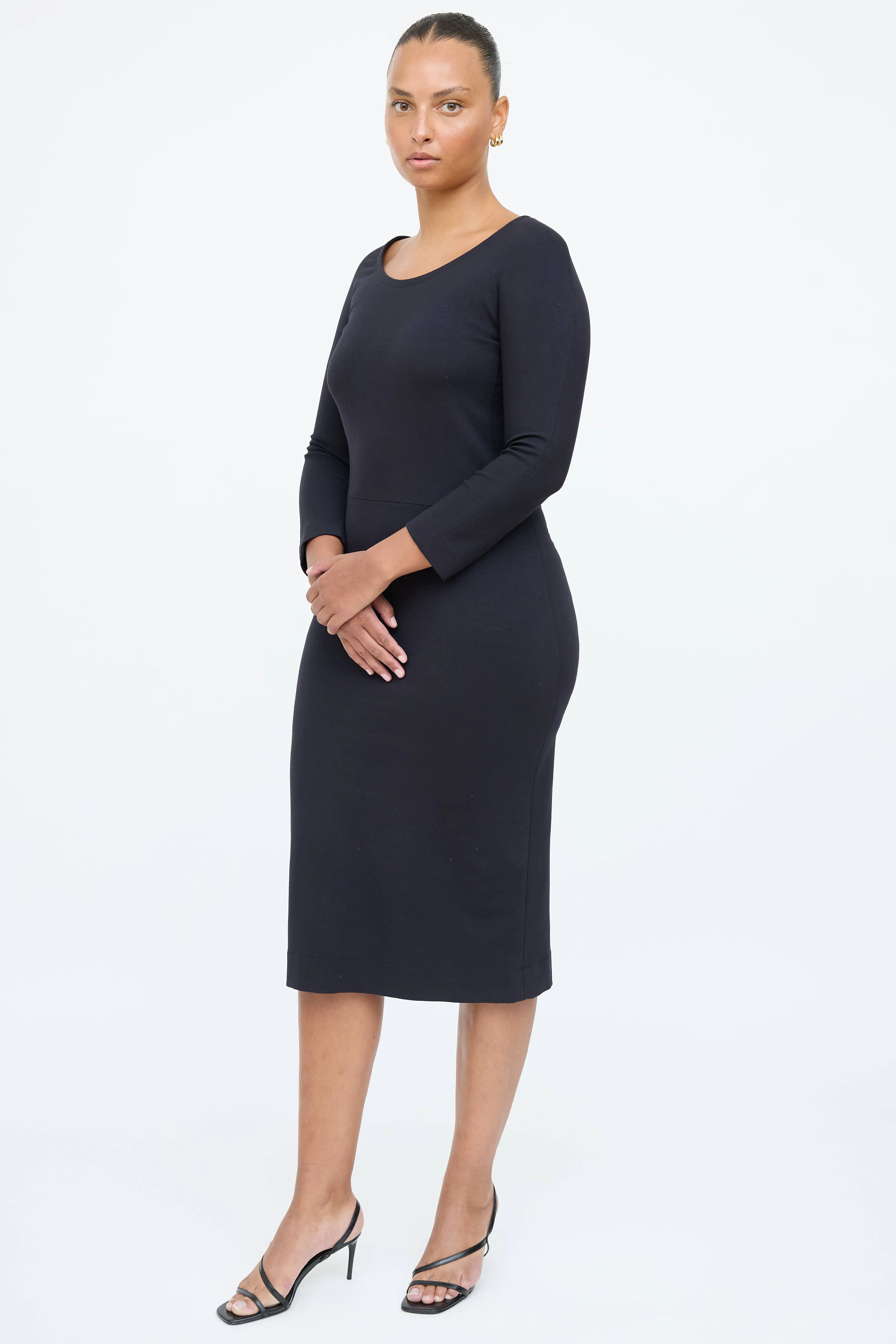 Long Sleeve Midi Dress sold by VSP Consignment product image thumbnail 3