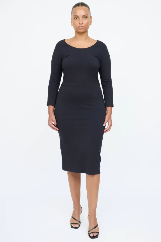 Long Sleeve Midi Dress made by The Row