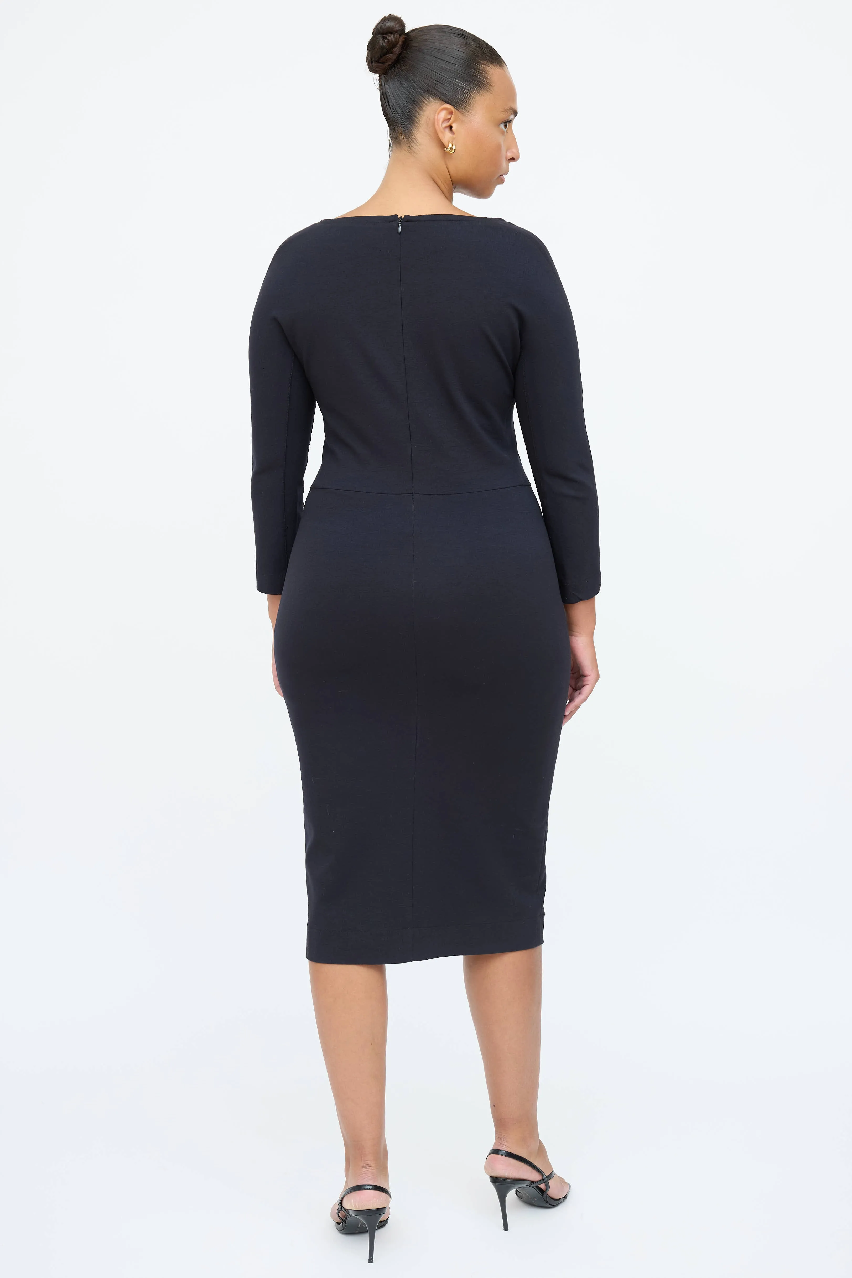 Long Sleeve Midi Dress sold by VSP Consignment product image thumbnail 4