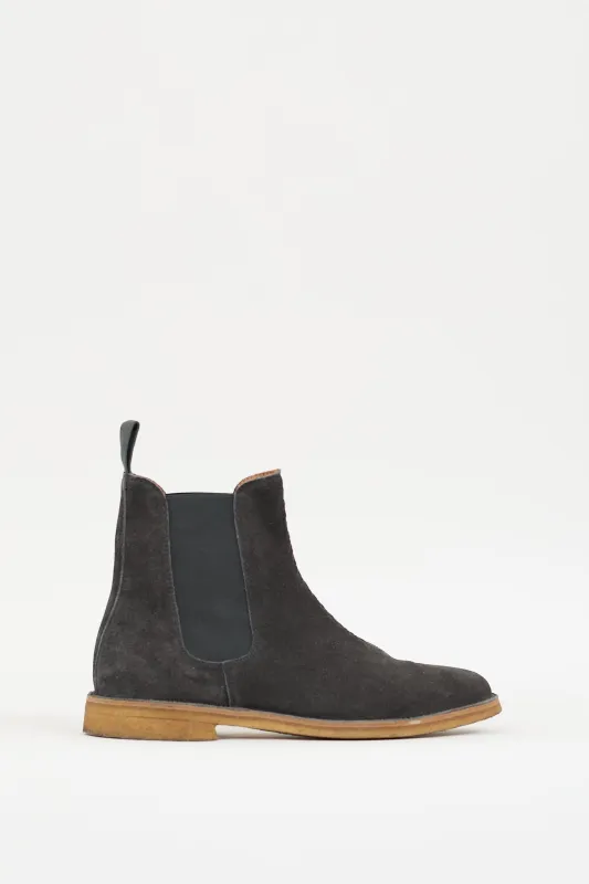 Suede Chelsea Boot made by Bottega Veneta