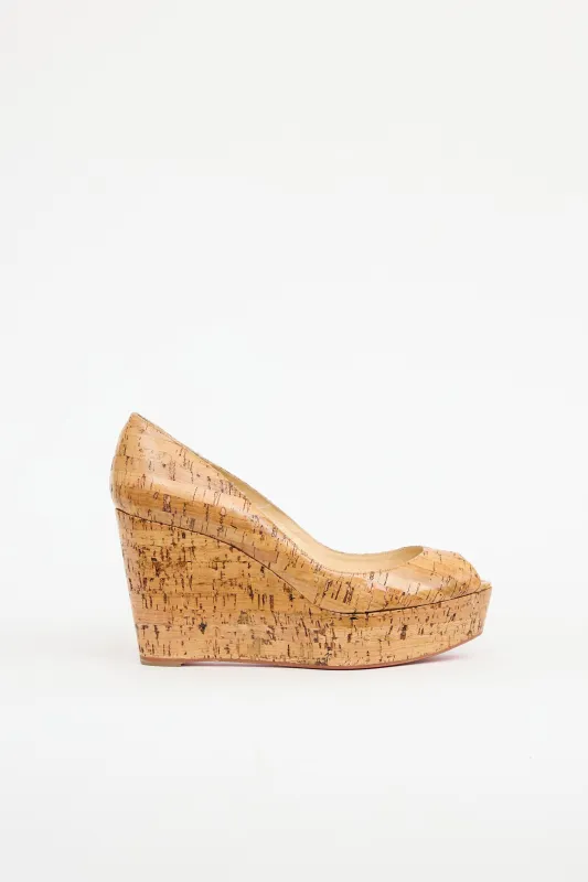 Cork Lucido Une Plume Wedge sold by VSP Consignment