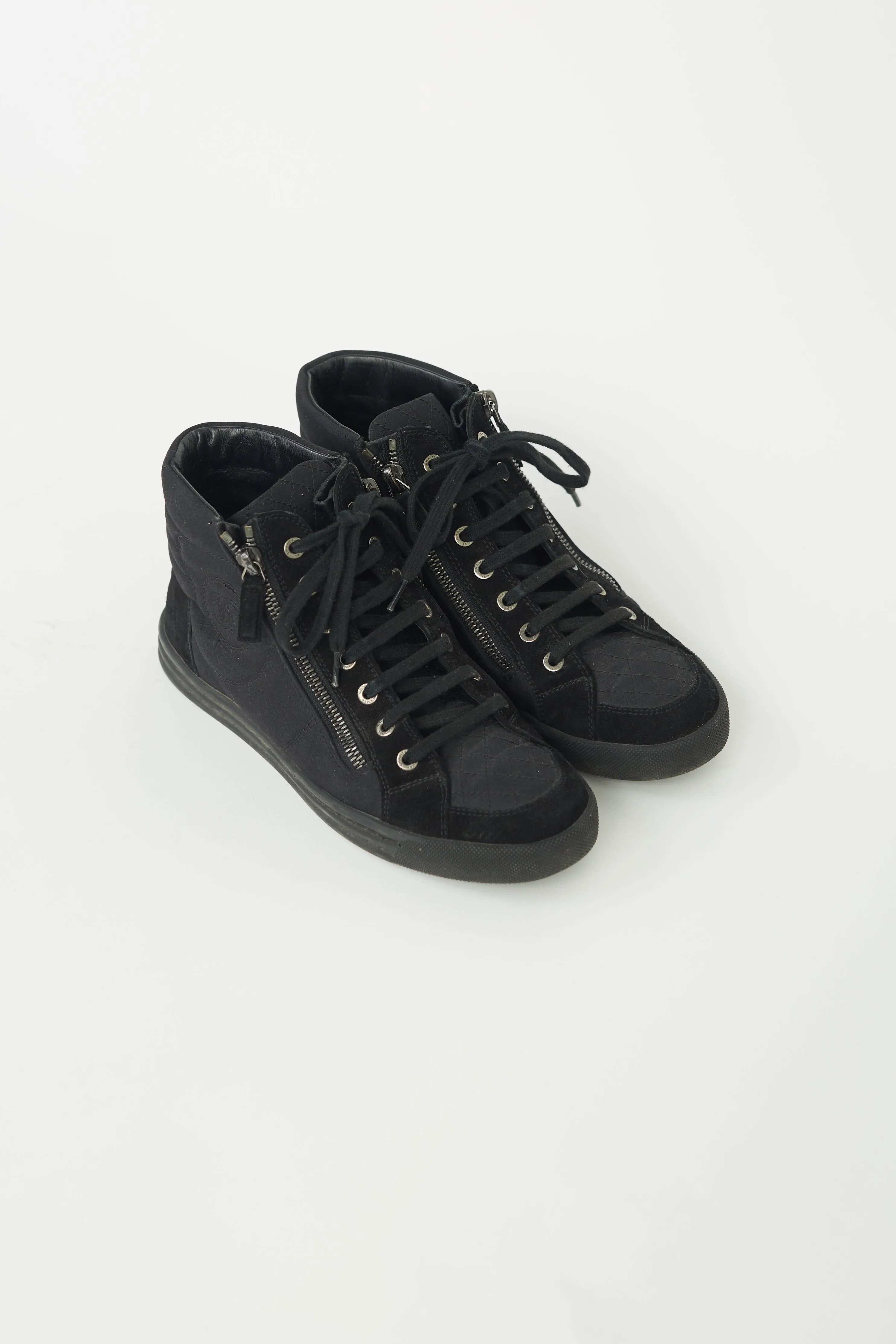 Canvas Hi-Top Sneaker sold by VSP Consignment