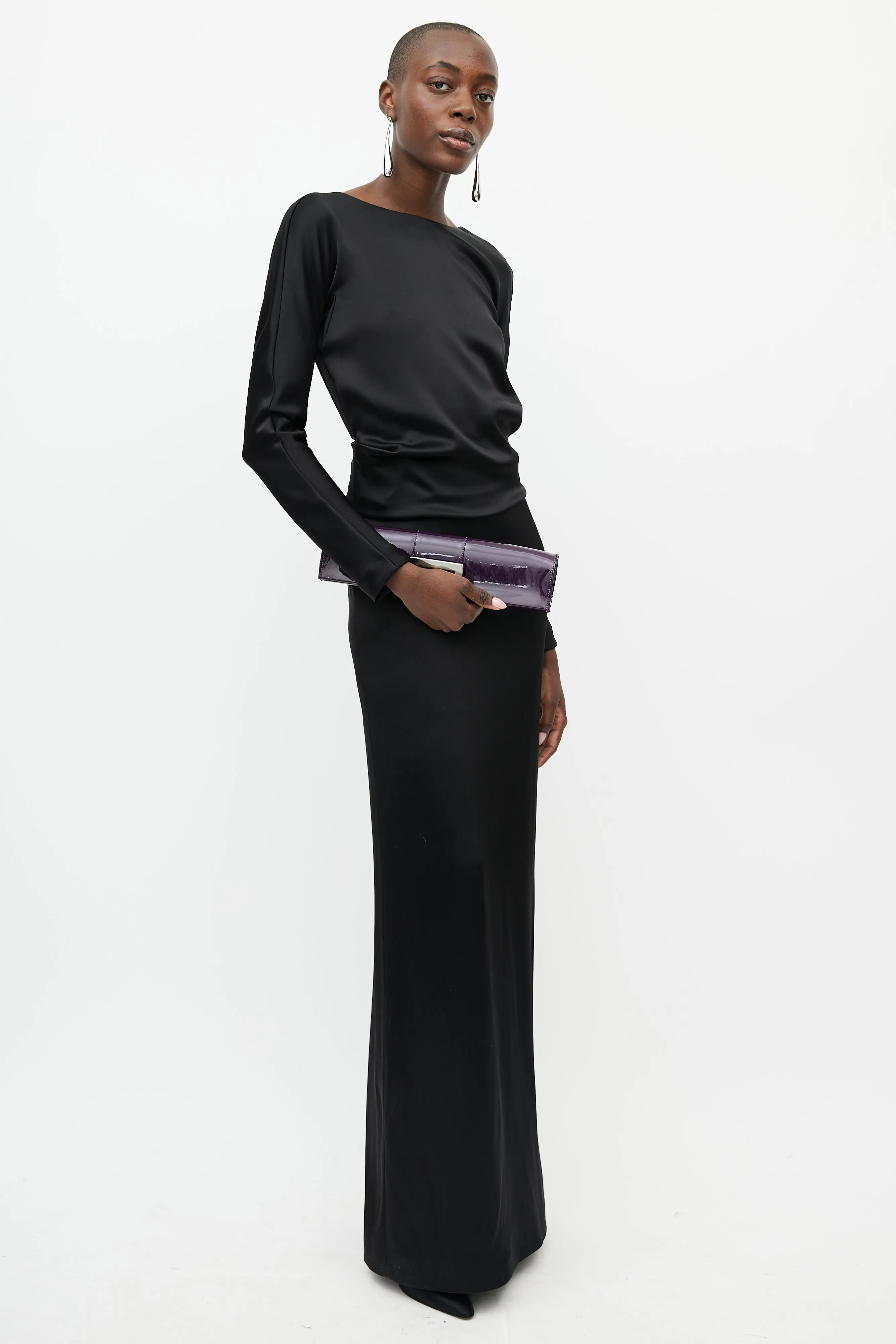Patent Leather Clutch sold by VSP Consignment product image thumbnail 3