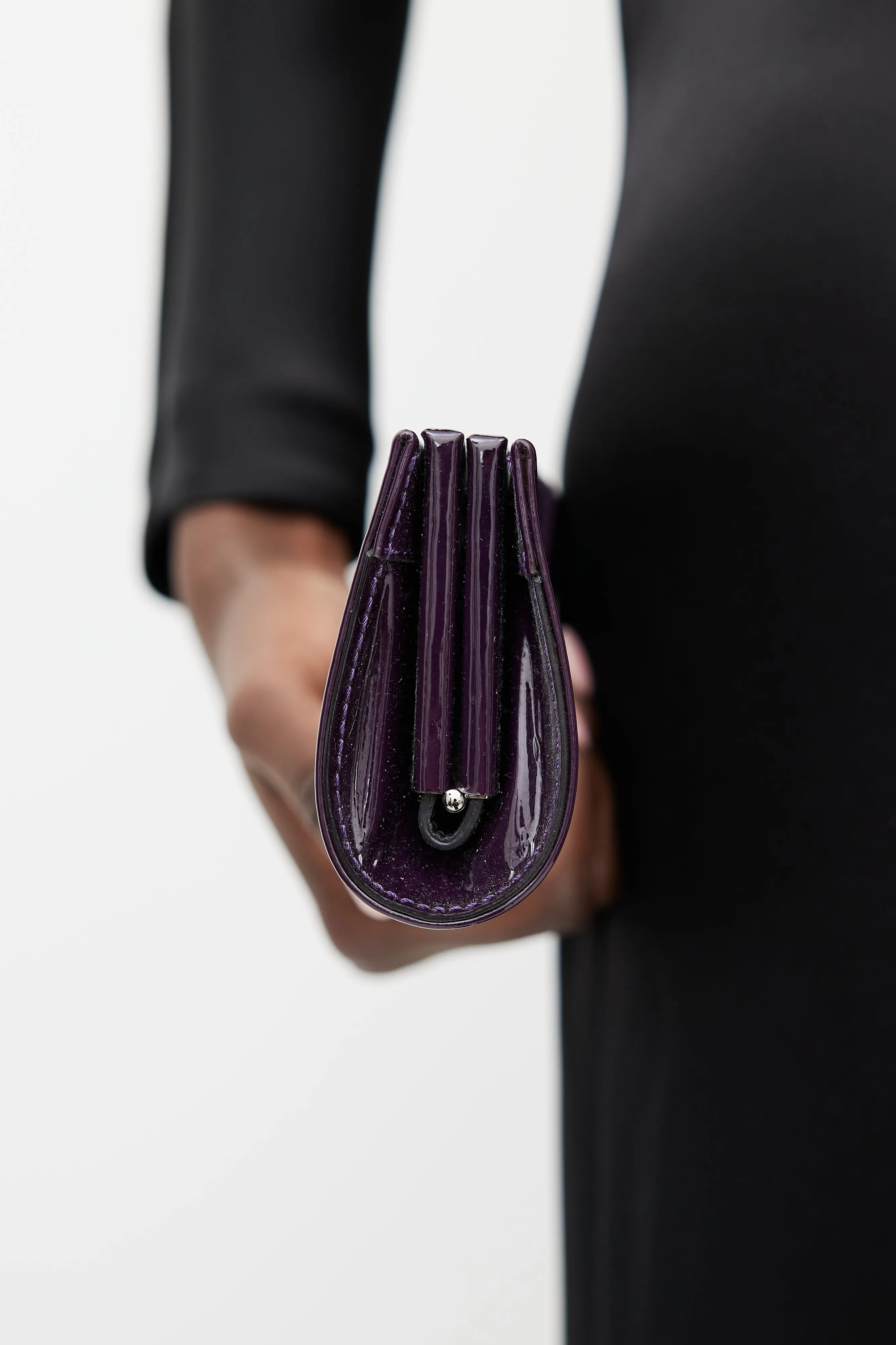 Patent Leather Clutch sold by VSP Consignment product image thumbnail 5