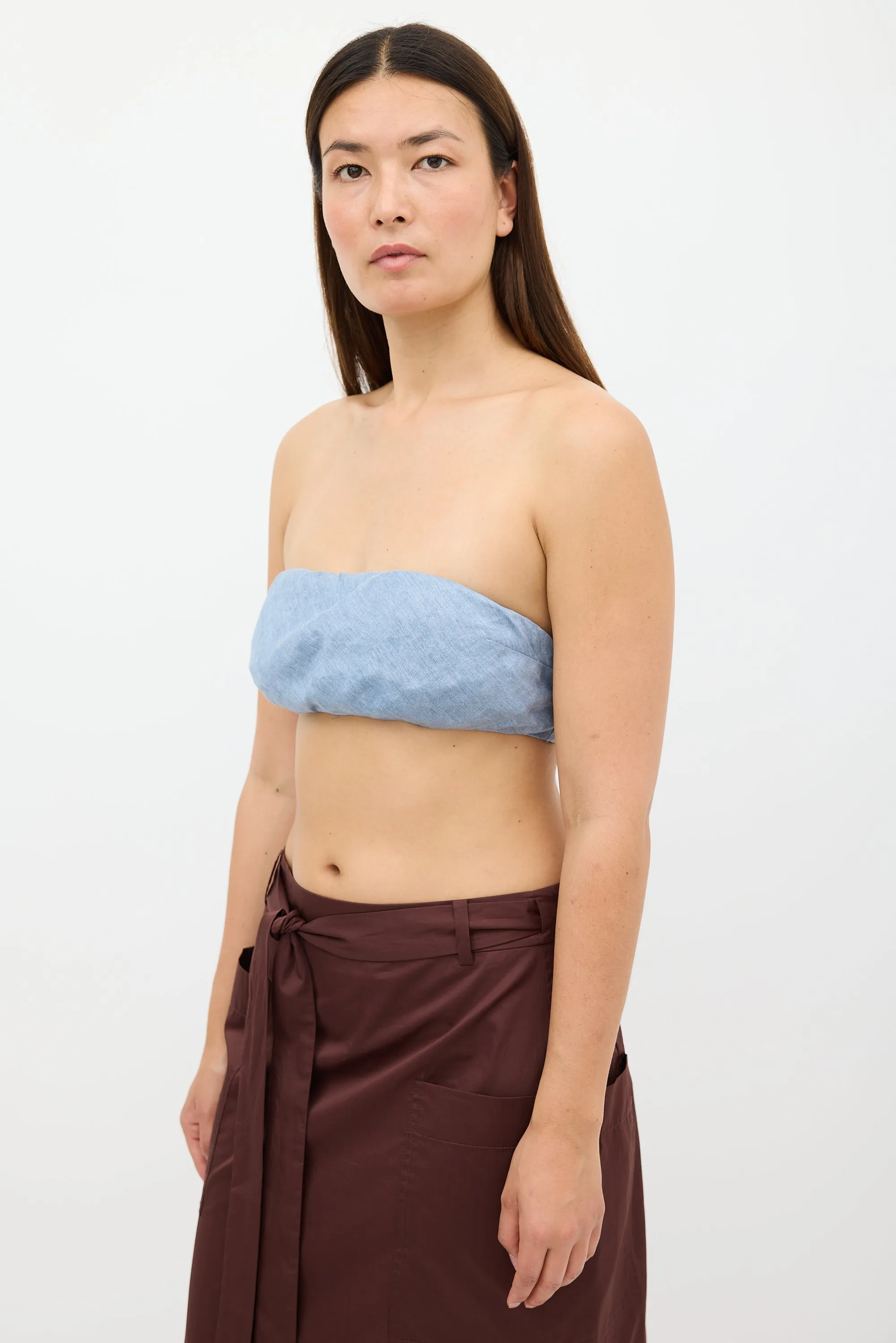 Tie Bandeau Top sold by VSP Consignment product image thumbnail 3