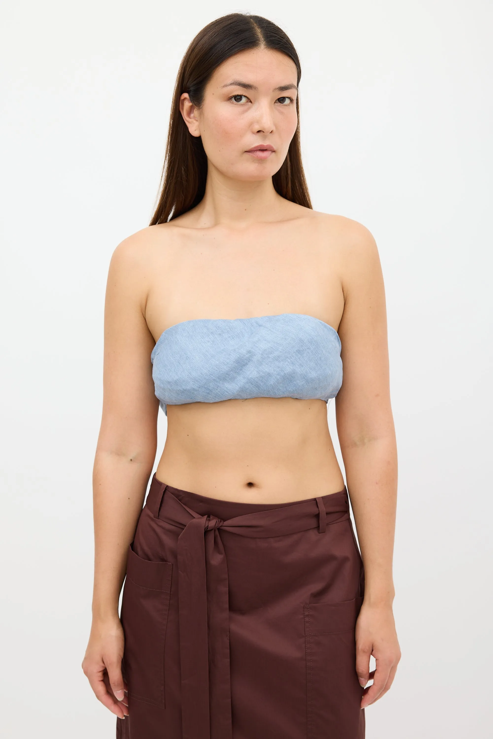 Tie Bandeau Top sold by VSP Consignment
