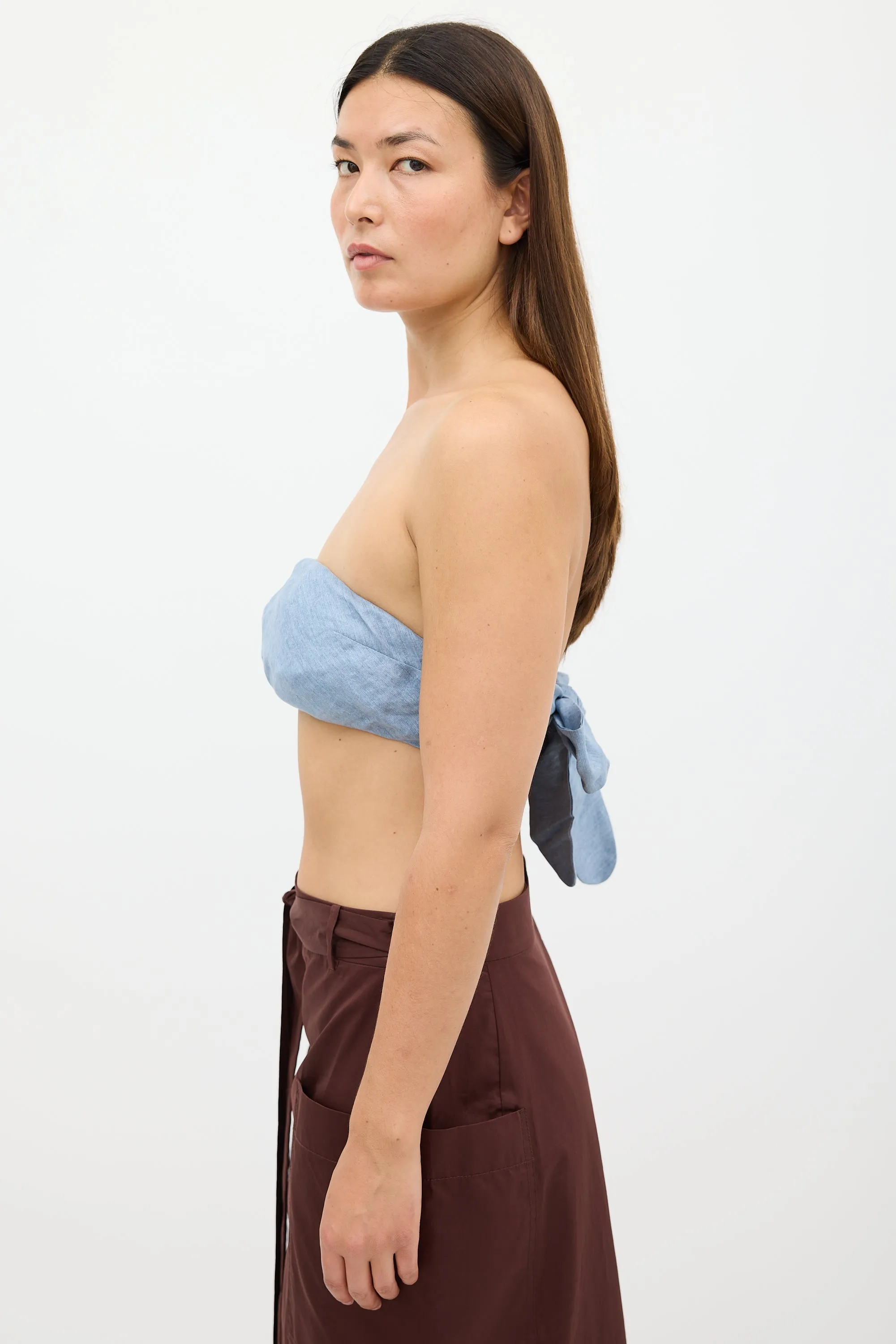Tie Bandeau Top sold by VSP Consignment product image thumbnail 5