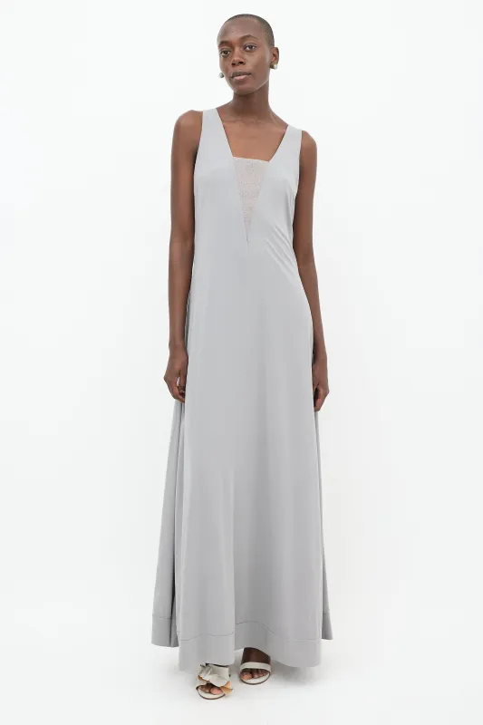 Silk Monilli Maxi Dress made by Brunello Cucinelli