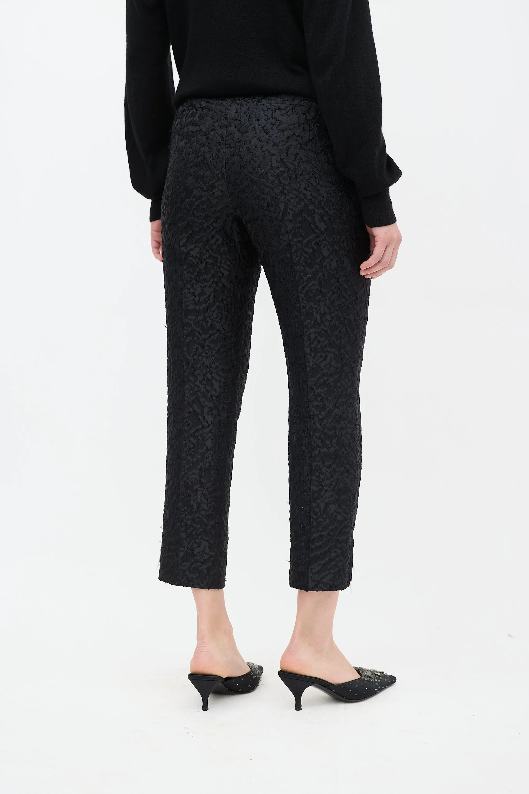 Embroidered Cropped Trouser sold by VSP Consignment product image thumbnail 5