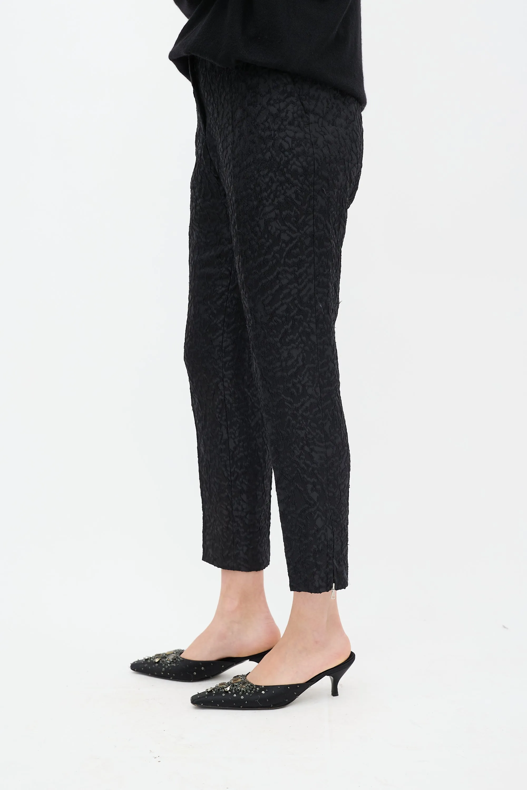 Embroidered Cropped Trouser sold by VSP Consignment product image thumbnail 4