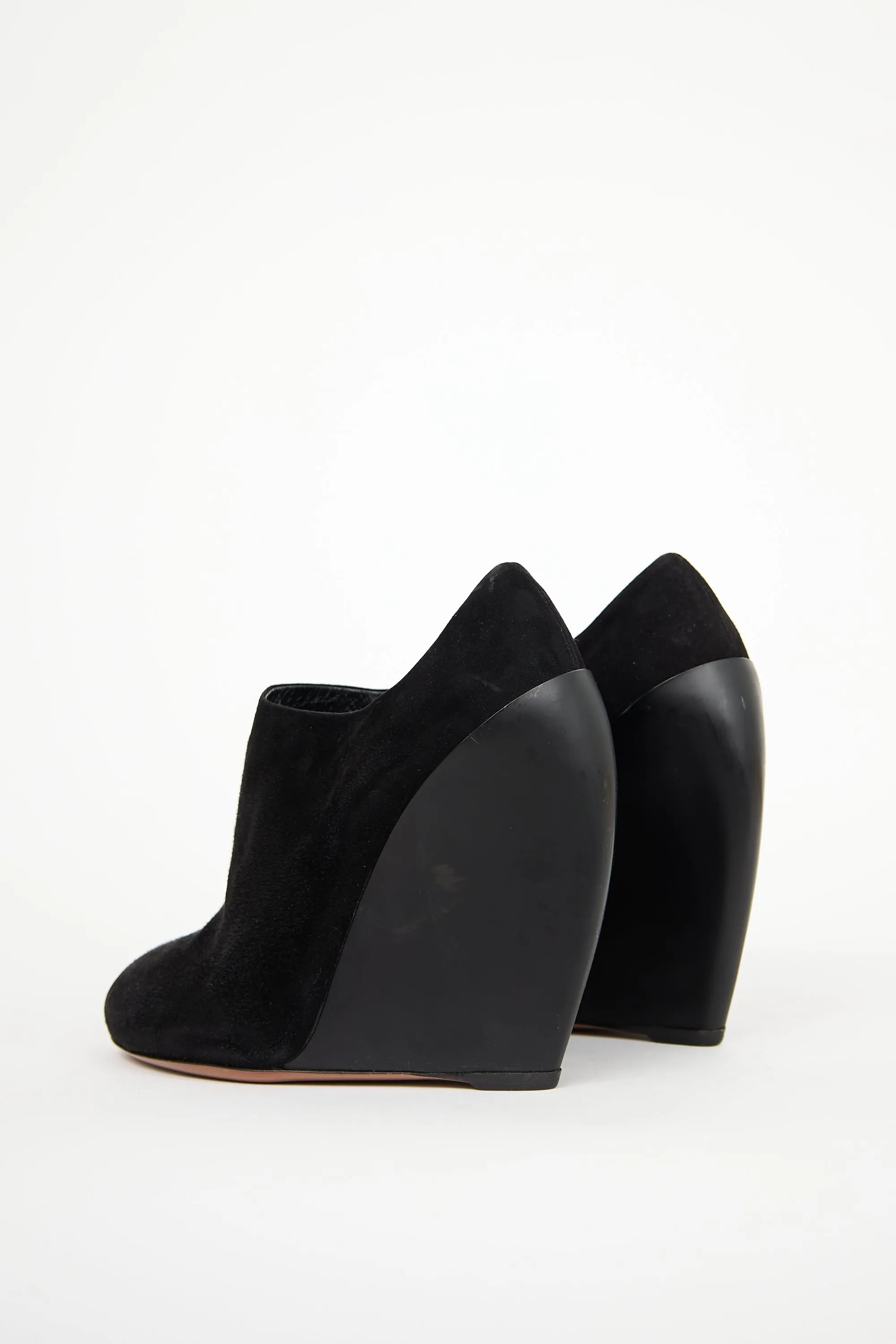 Suede Wedge Ankle Boot sold by VSP Consignment product image thumbnail 4