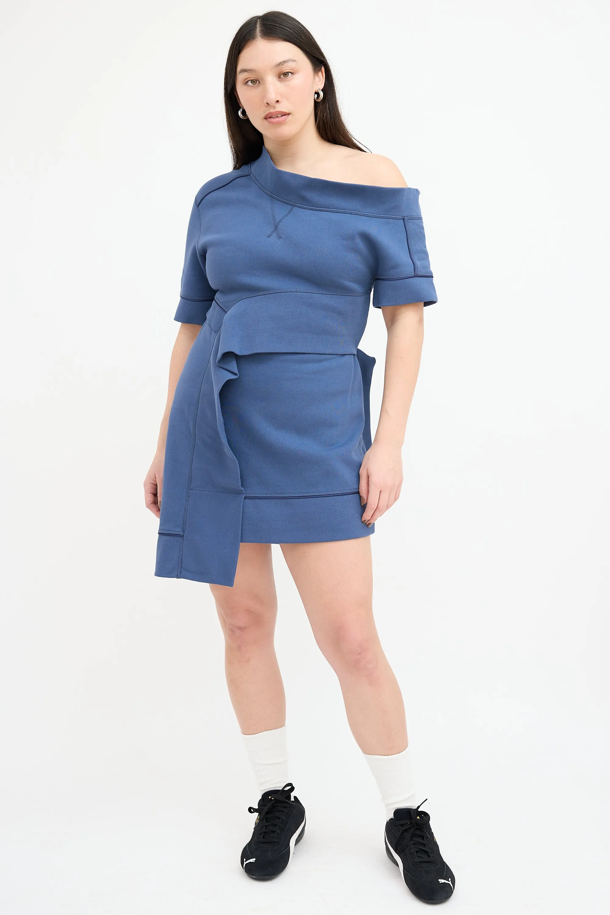Asymmetrical Mini Sweater Dress sold by VSP Consignment product image thumbnail 2