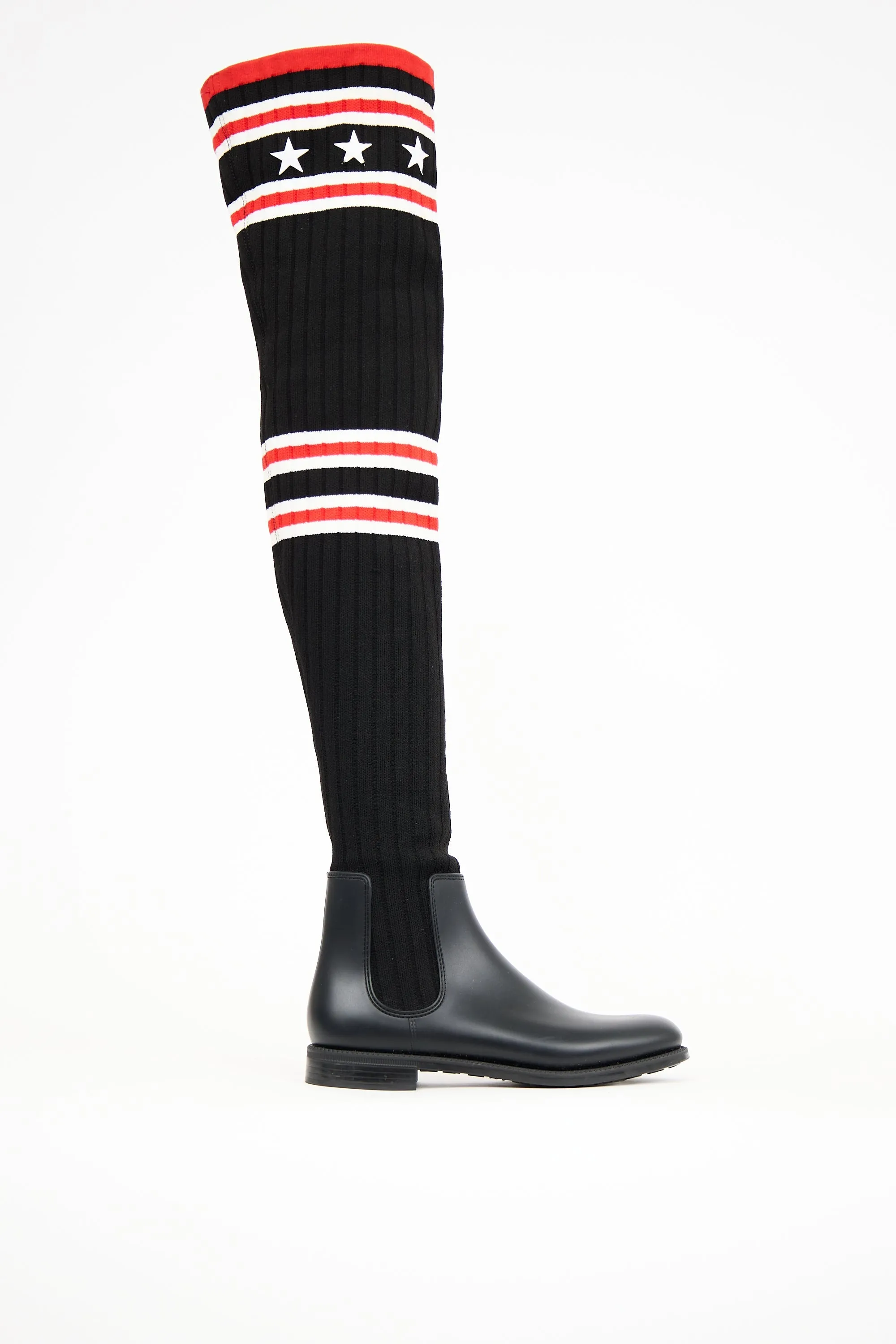 Knit Thigh High Rain Boot sold by VSP Consignment