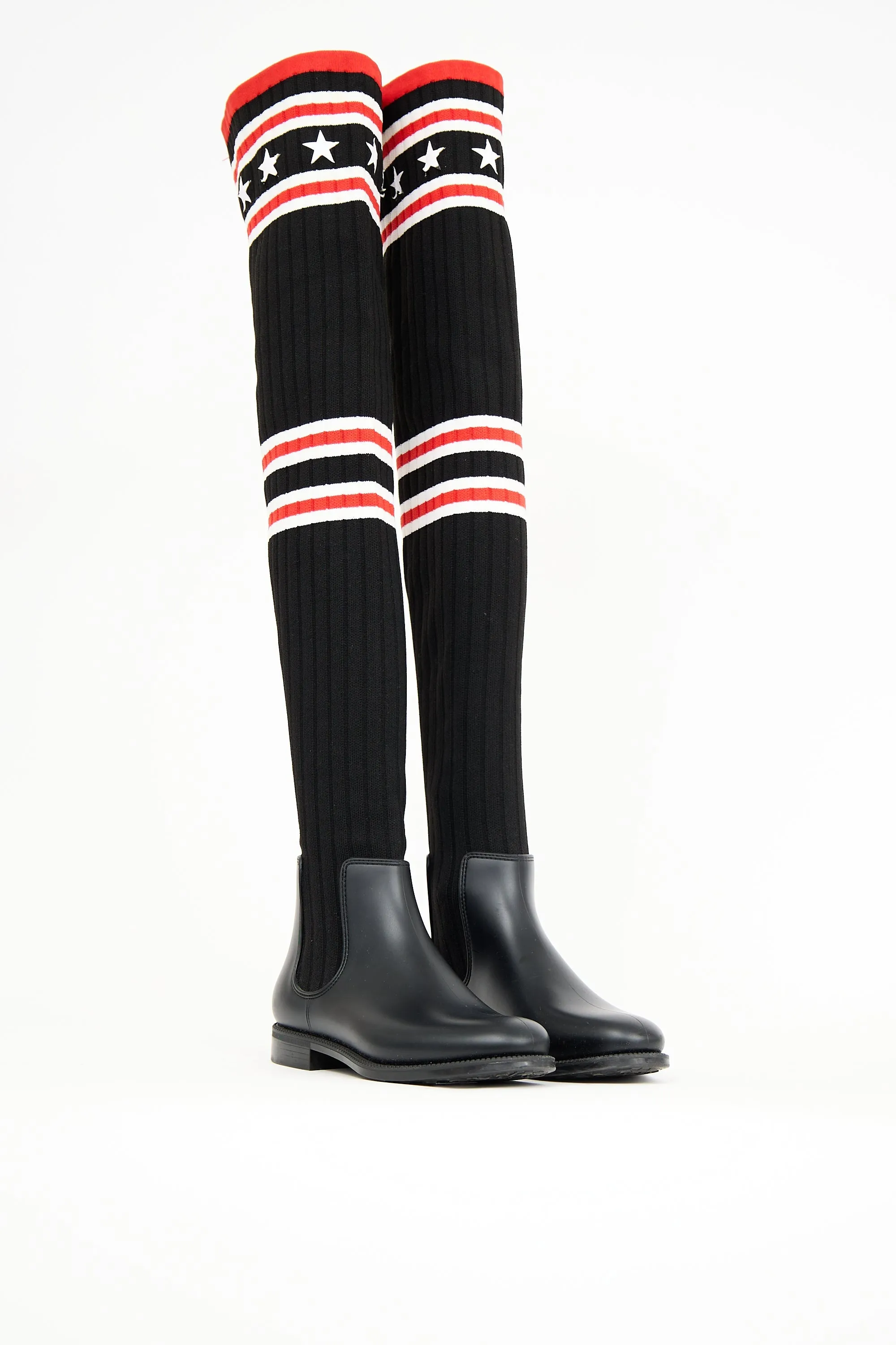 Knit Thigh High Rain Boot sold by VSP Consignment product image thumbnail 2