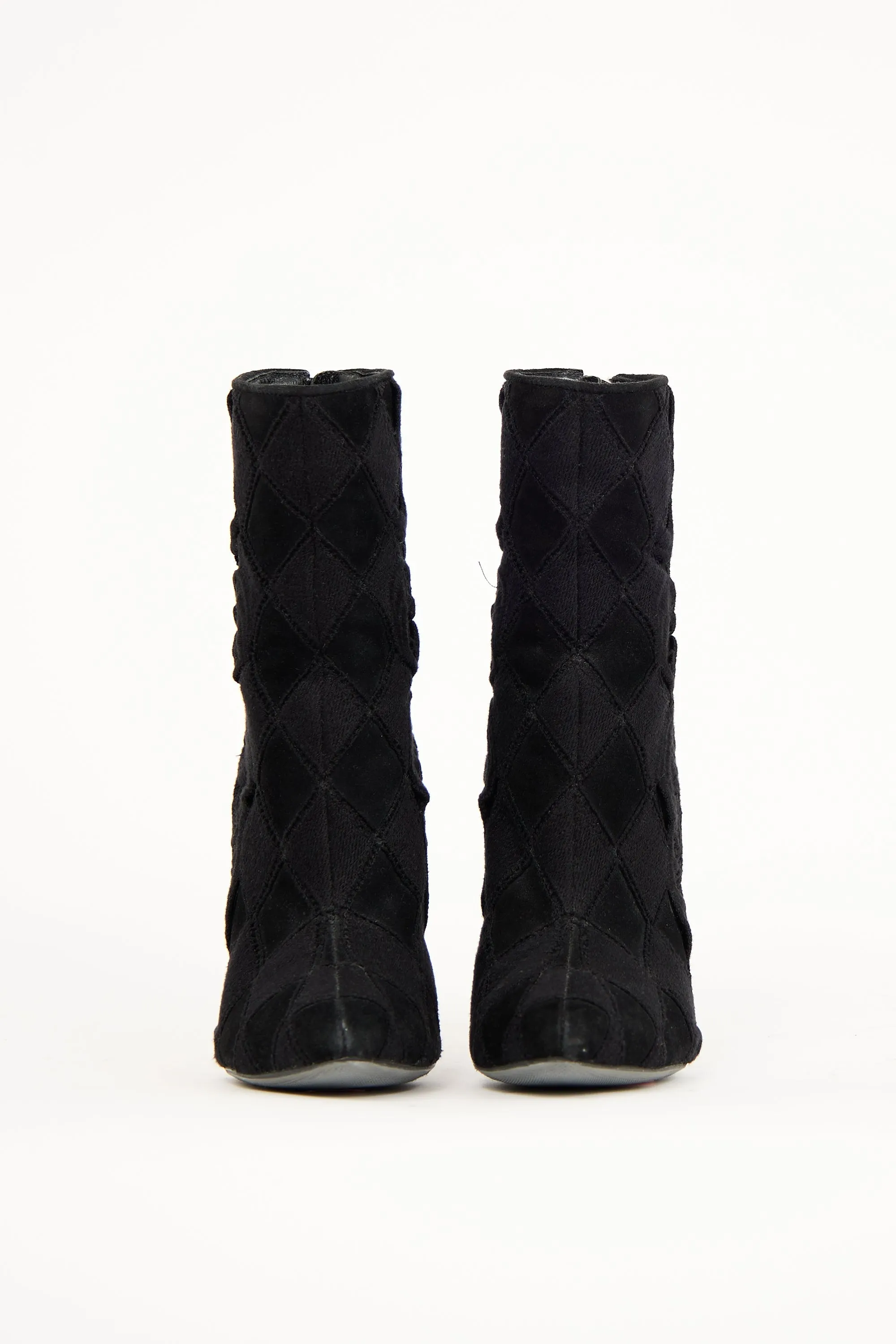 Suede Quilted Paisley Boot sold by VSP Consignment product image thumbnail 3